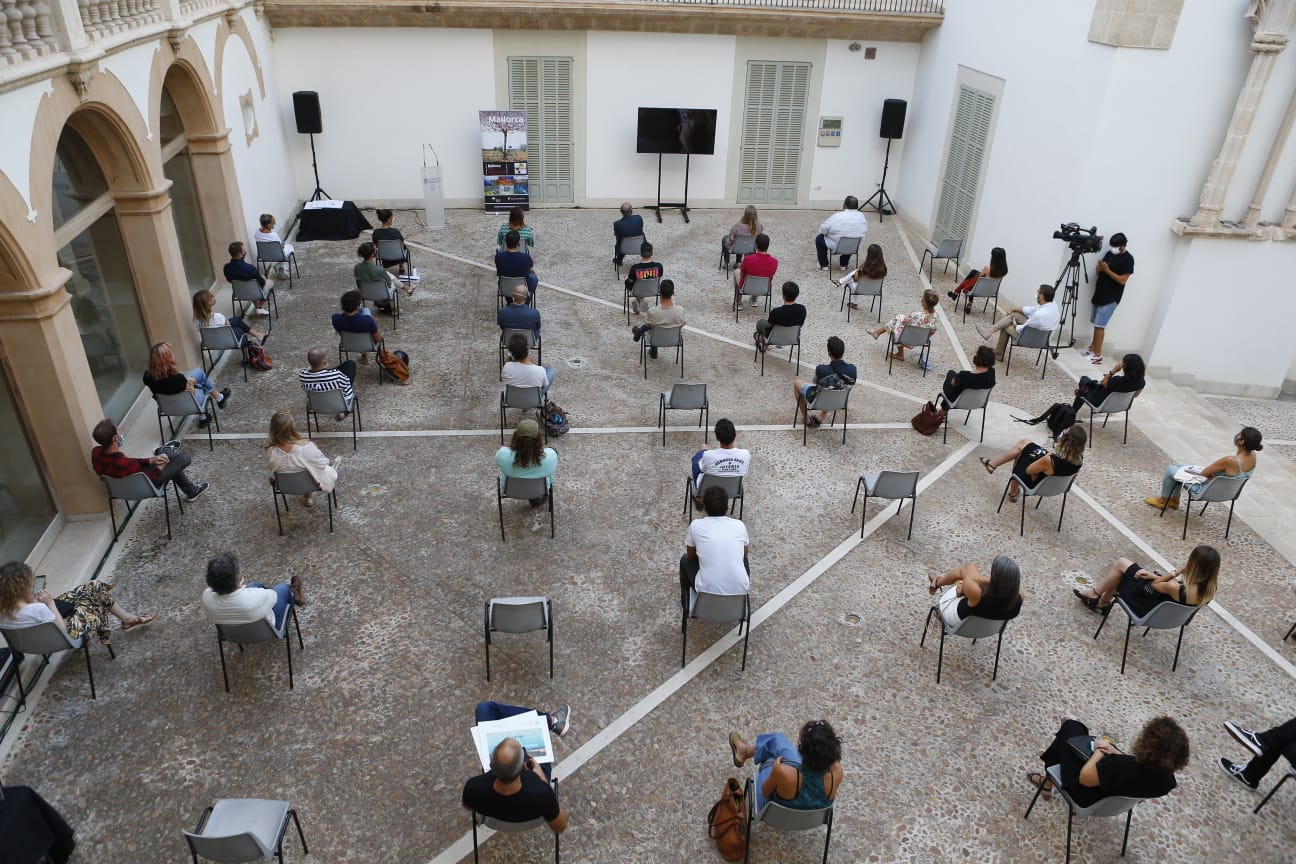 Acte de lliurament de premis MallorcaFilmConfinats al Museu de Mallorca.
