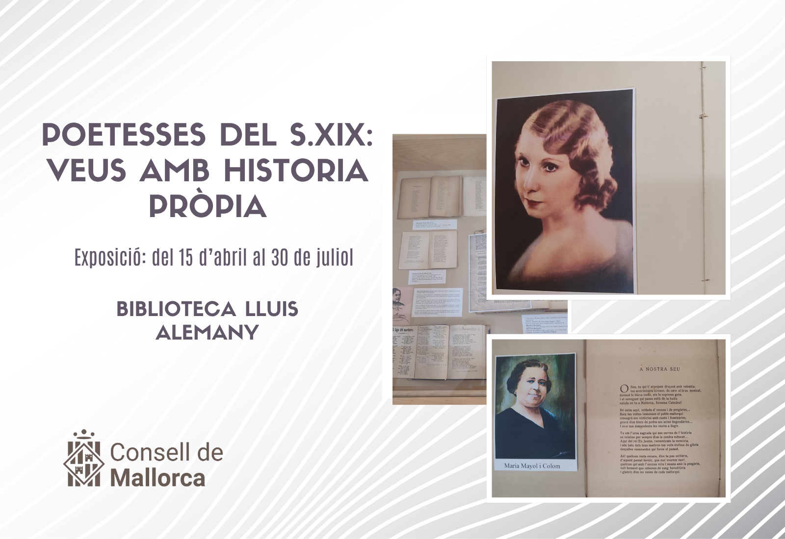 Exposició «Poetesses del SXIX: Veus amb història pròpia»