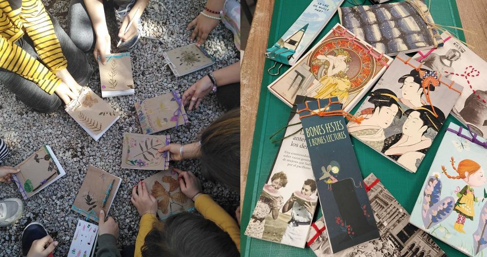 Enquadernació a la biblioteca