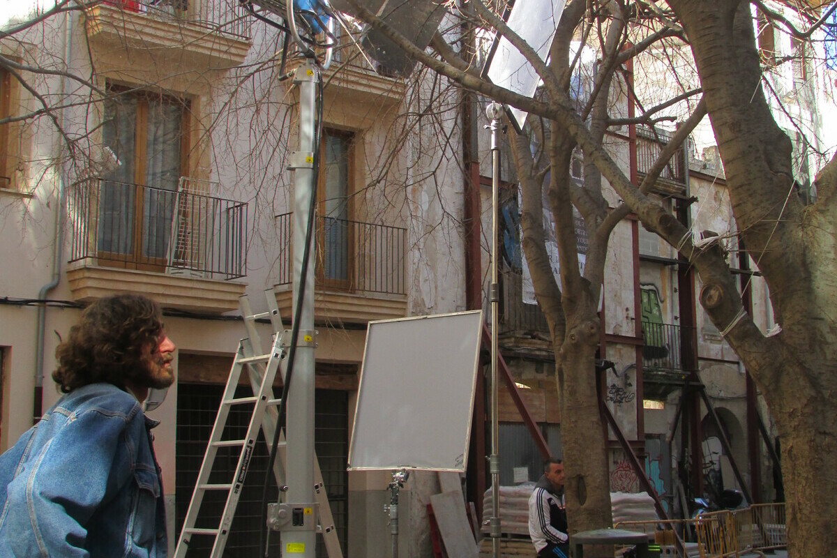 Rodaje en el centro de Palma