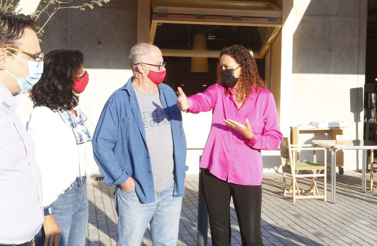 La presidenta Cladera ha visitado las nuevas instalaciones de Esment en Inca.