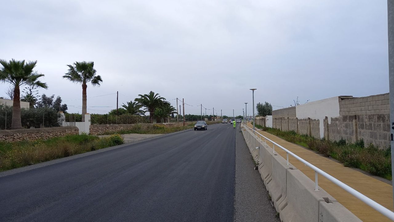 Renovación de diferentes tramos de la carretera de Sineu (Ma-3011).