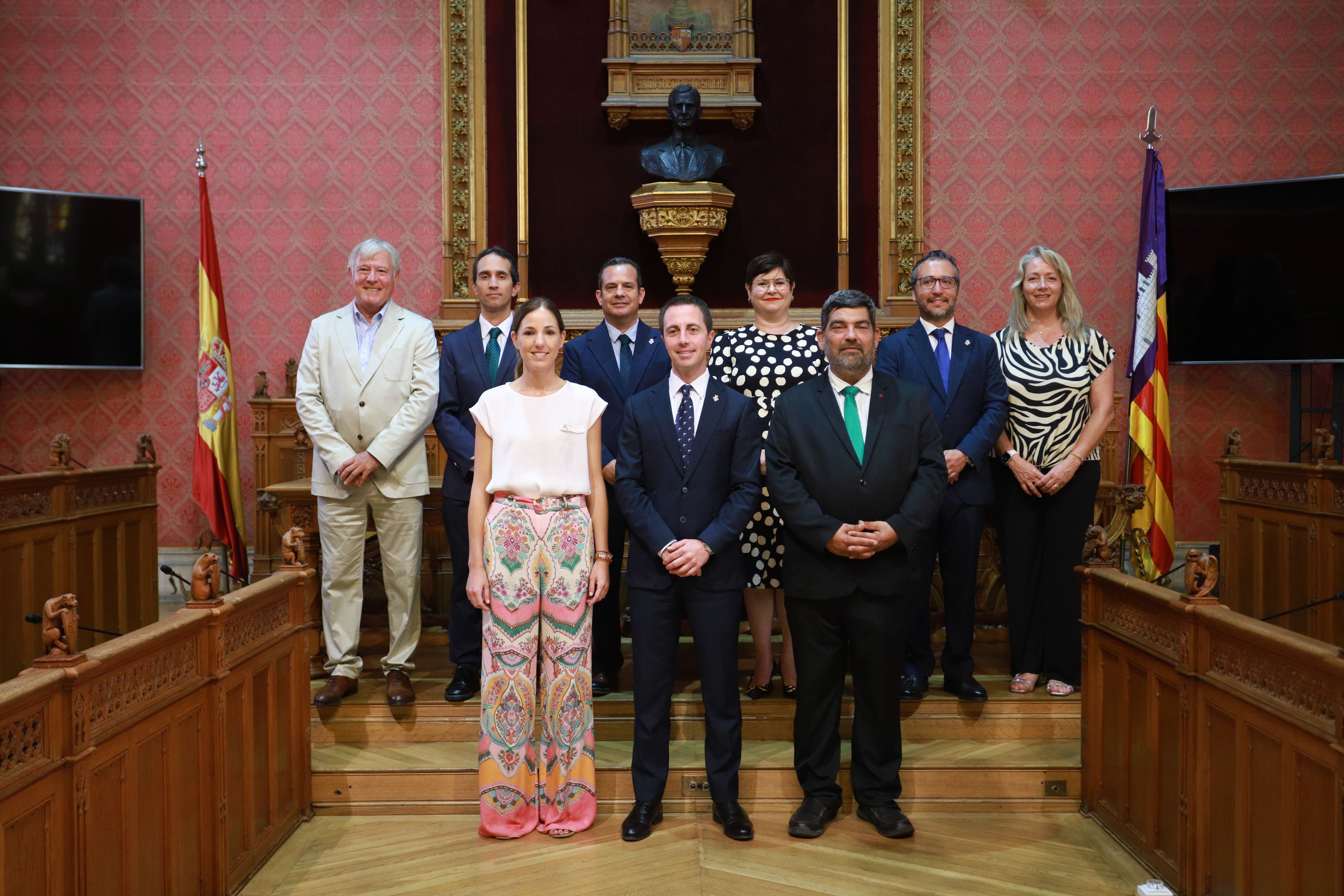 Toma de posesión de los consellers y conselleres ejecutivos del Consell de Mallorca.