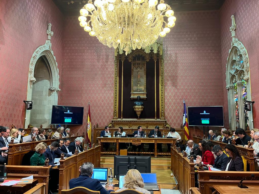 Ple del Consell de Mallorca.