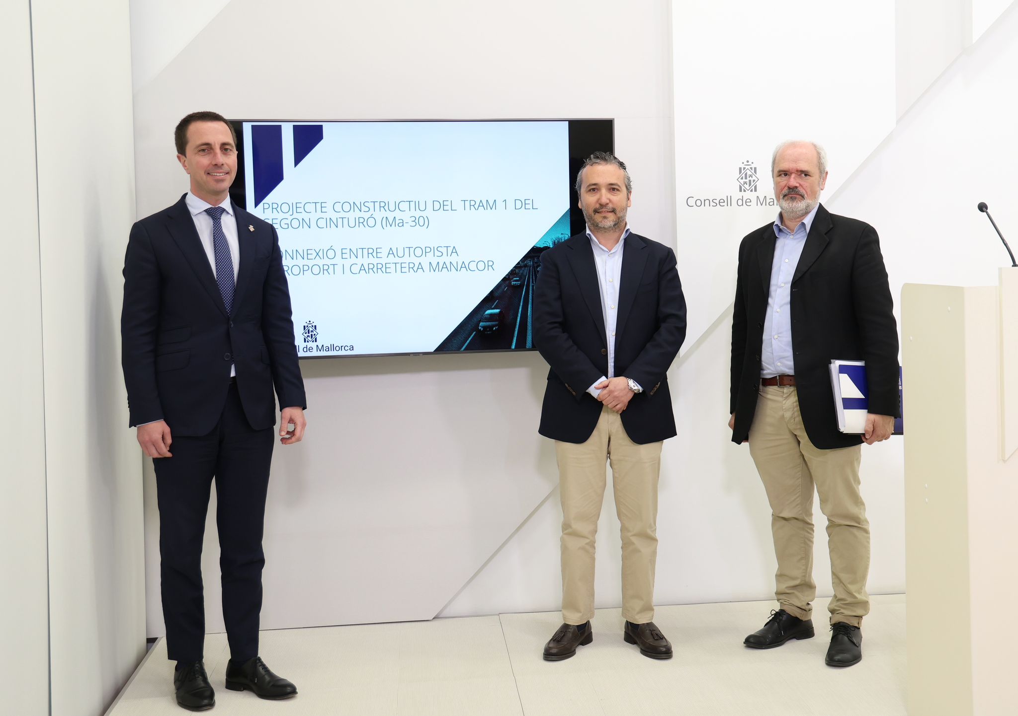 El presidente Galmés presenta el Tramo I del segundo cinturón.