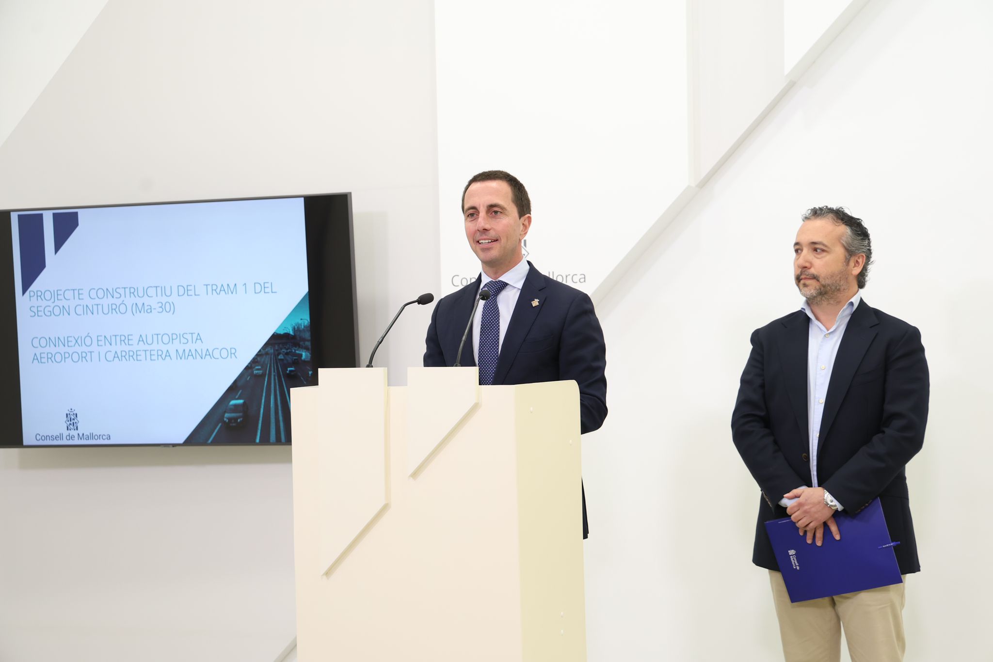 El presidente Galmés presenta el Tramo I del segundo cinturón.