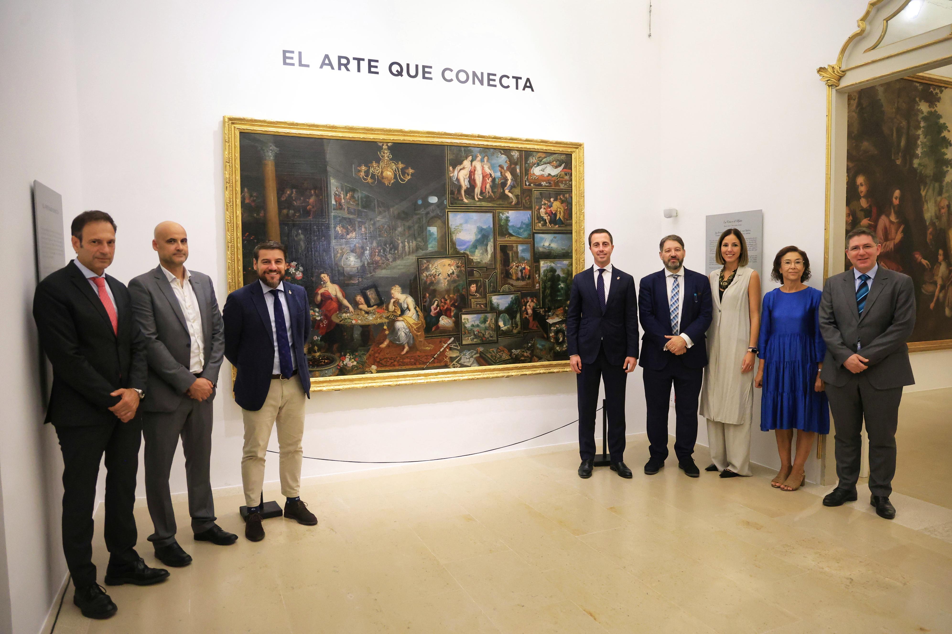 Inauguración de la exposición con la obra La Vista y el Olfato en el Museu de Mallorca.