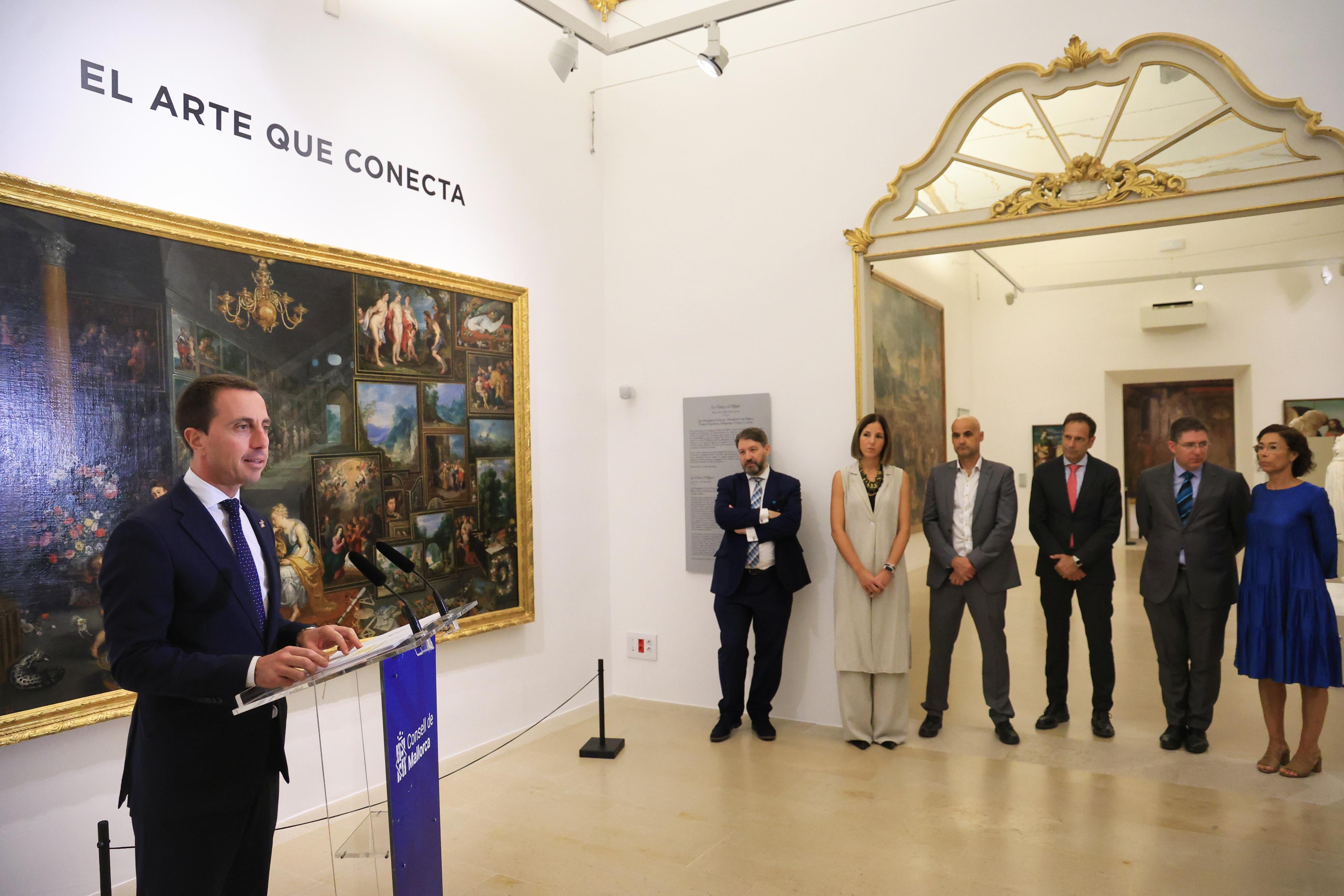 Inauguración de la exposición con la obra La Vista y el Olfato en el Museu de Mallorca.
