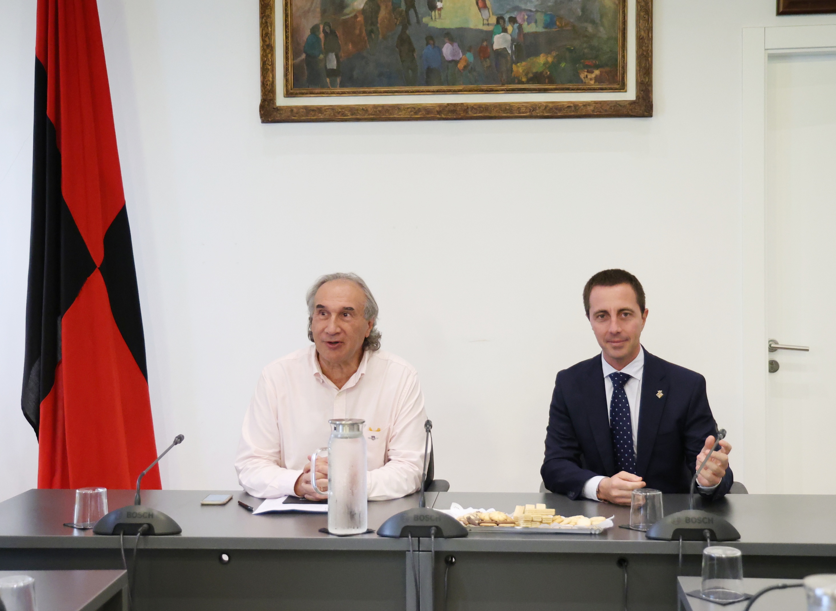 Visita del presidente Galmés a Pollença.