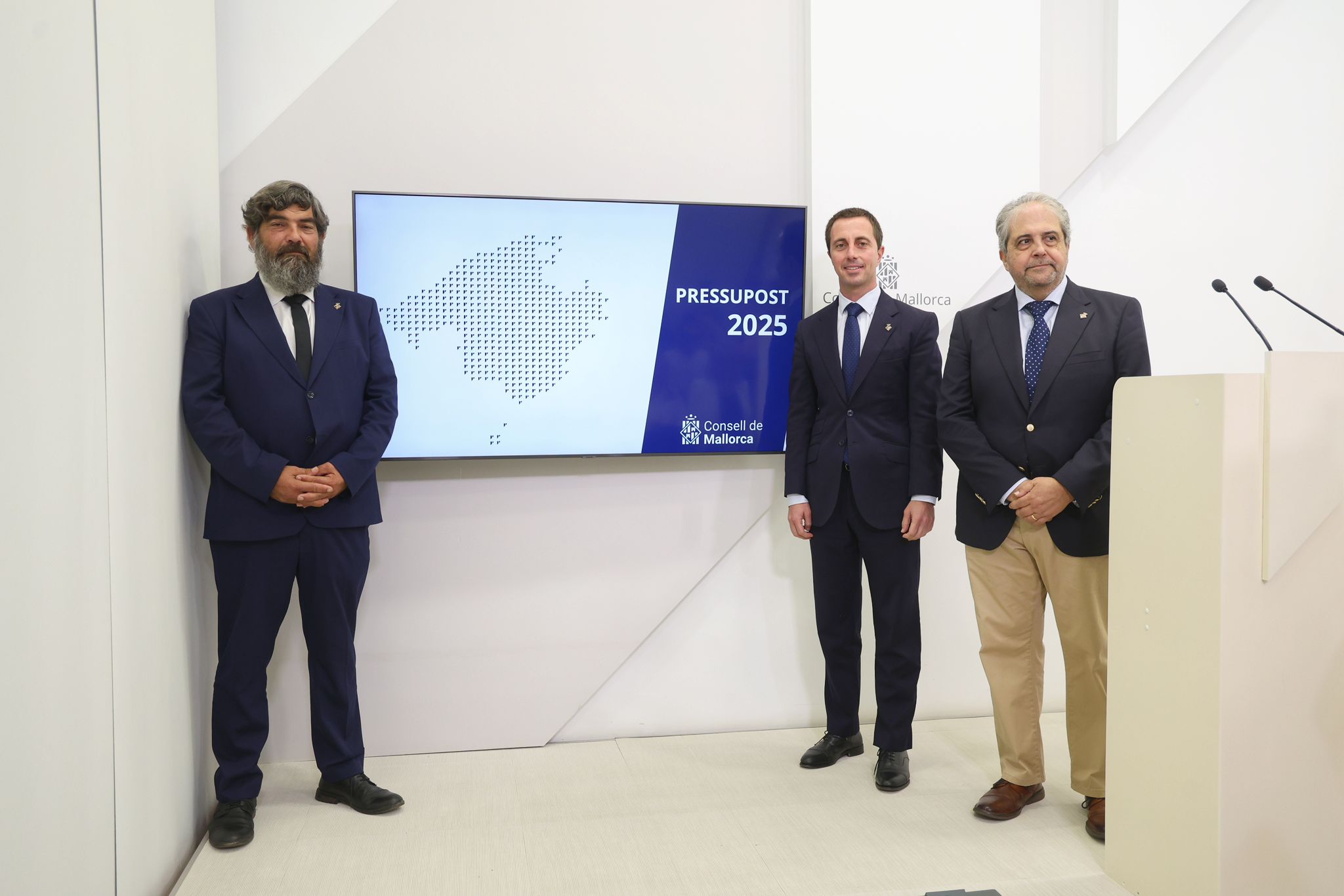 Presentació dels pressuposts del Consell de Mallorca per al 2025.