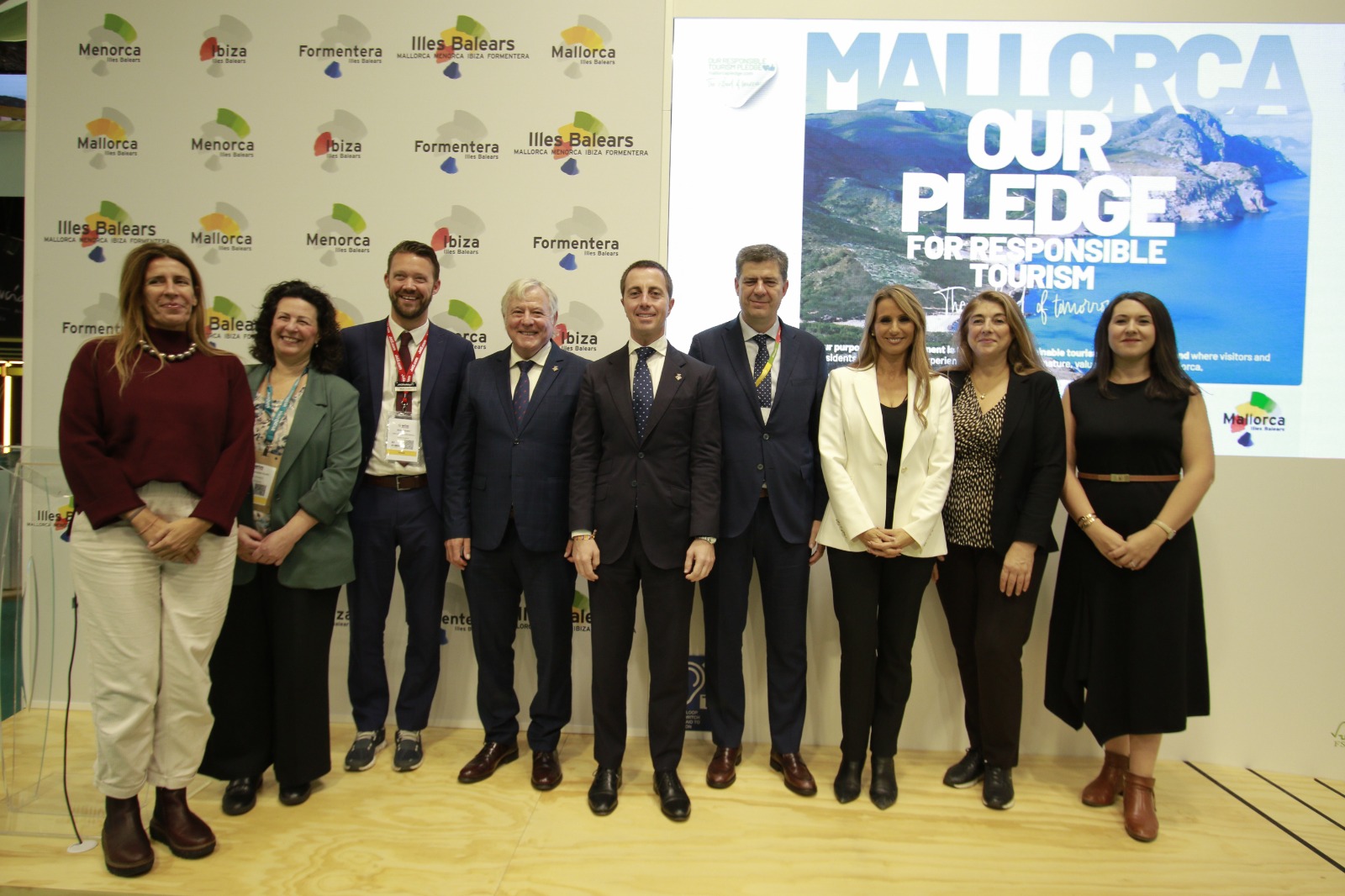 La delegació del Consell de Mallorca a la World Travel Market de Londres.