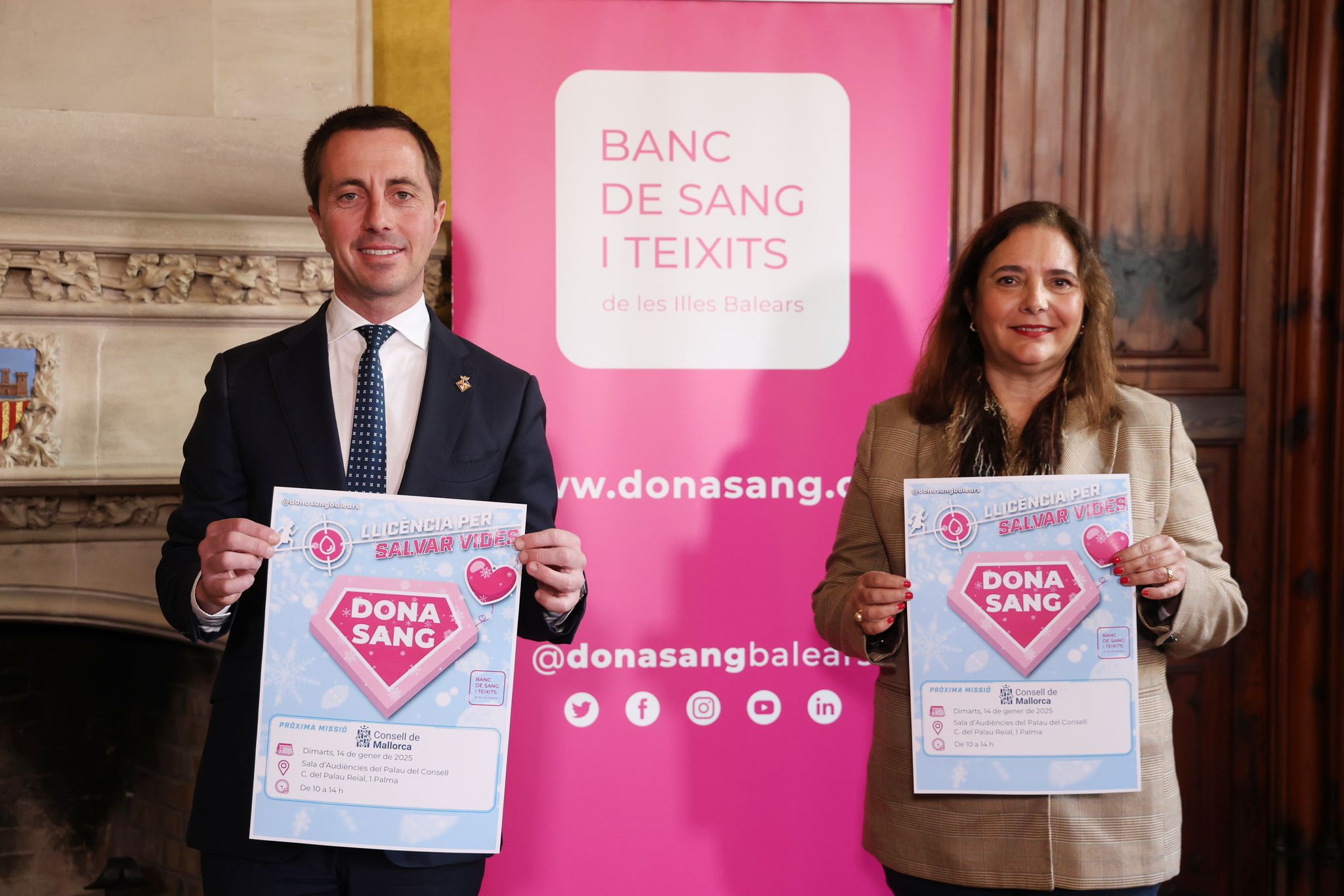 Presentació de la campanya de donació de sang.