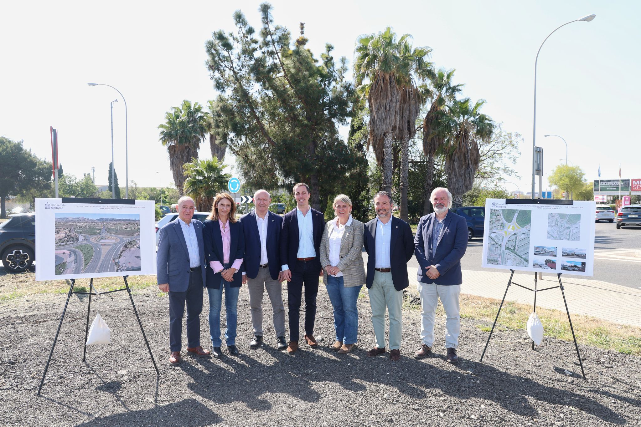 Presentación del proyecto de la nueva rotonda en la carretera de Sóller.