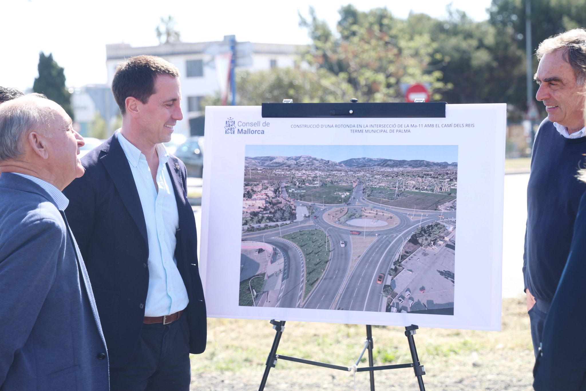 Presentación del proyecto de la nueva rotonda en la carretera de Sóller.