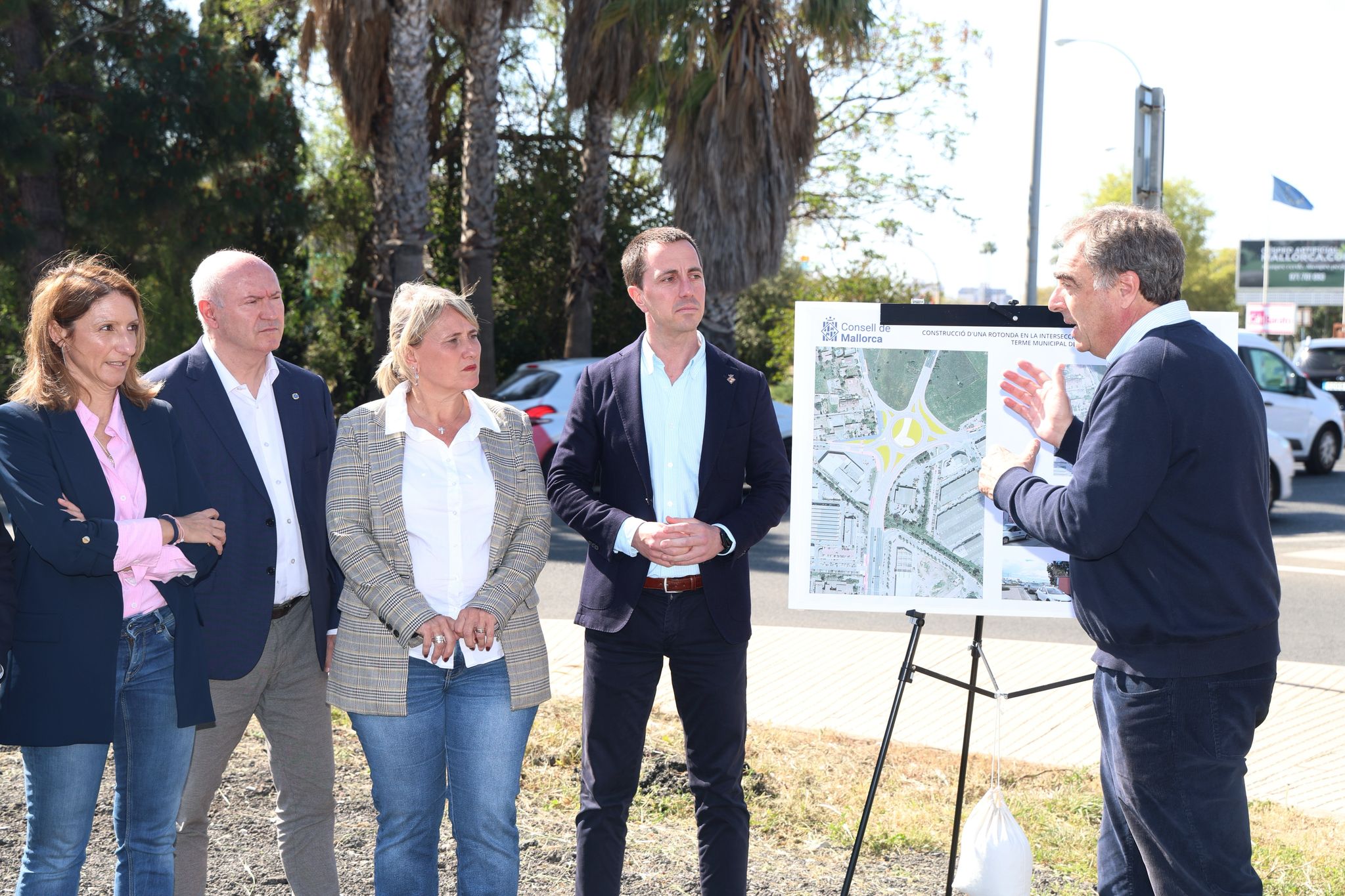 Presentación del proyecto de la nueva rotonda en la carretera de Sóller.