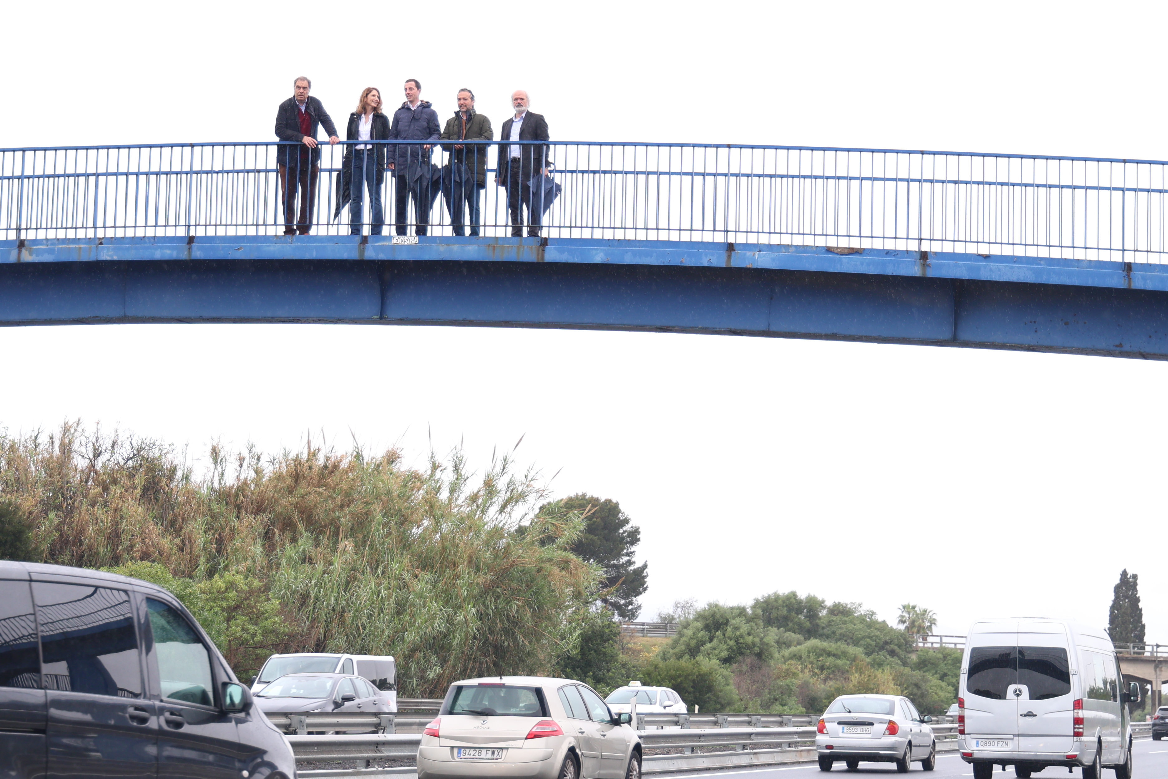 Inauguración del nuevo carril de la autopista de Llucmajor entre So n’Oms y el aeropuerto.