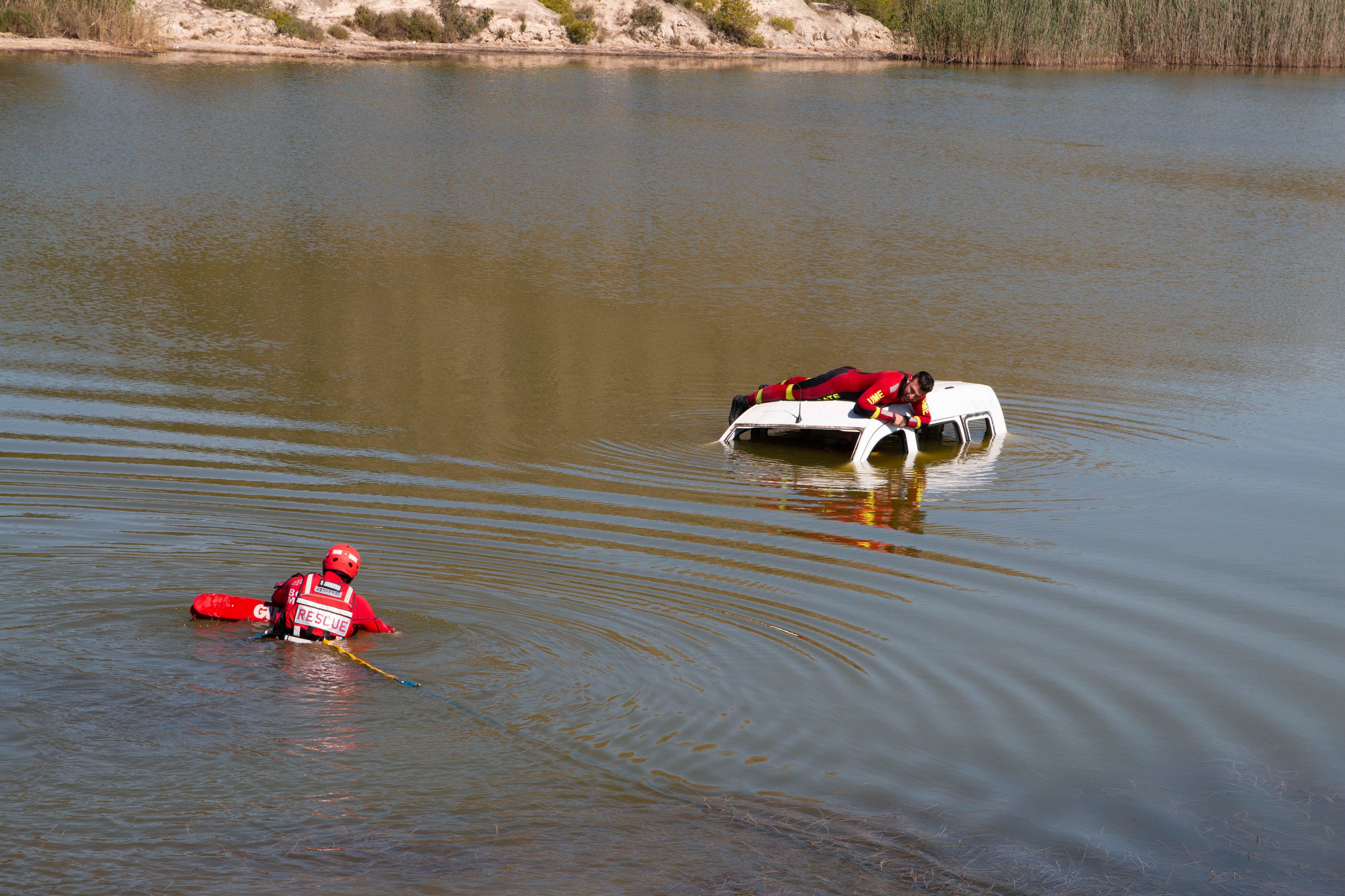 Simulacro de los cuerpos de seguridad de las Illes Balears y la UME.