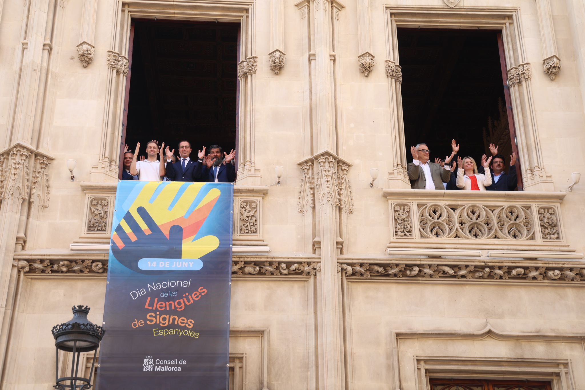 El Consell de Mallorca commemora el Dia Nacional de les Llengües de Signes espanyoles.