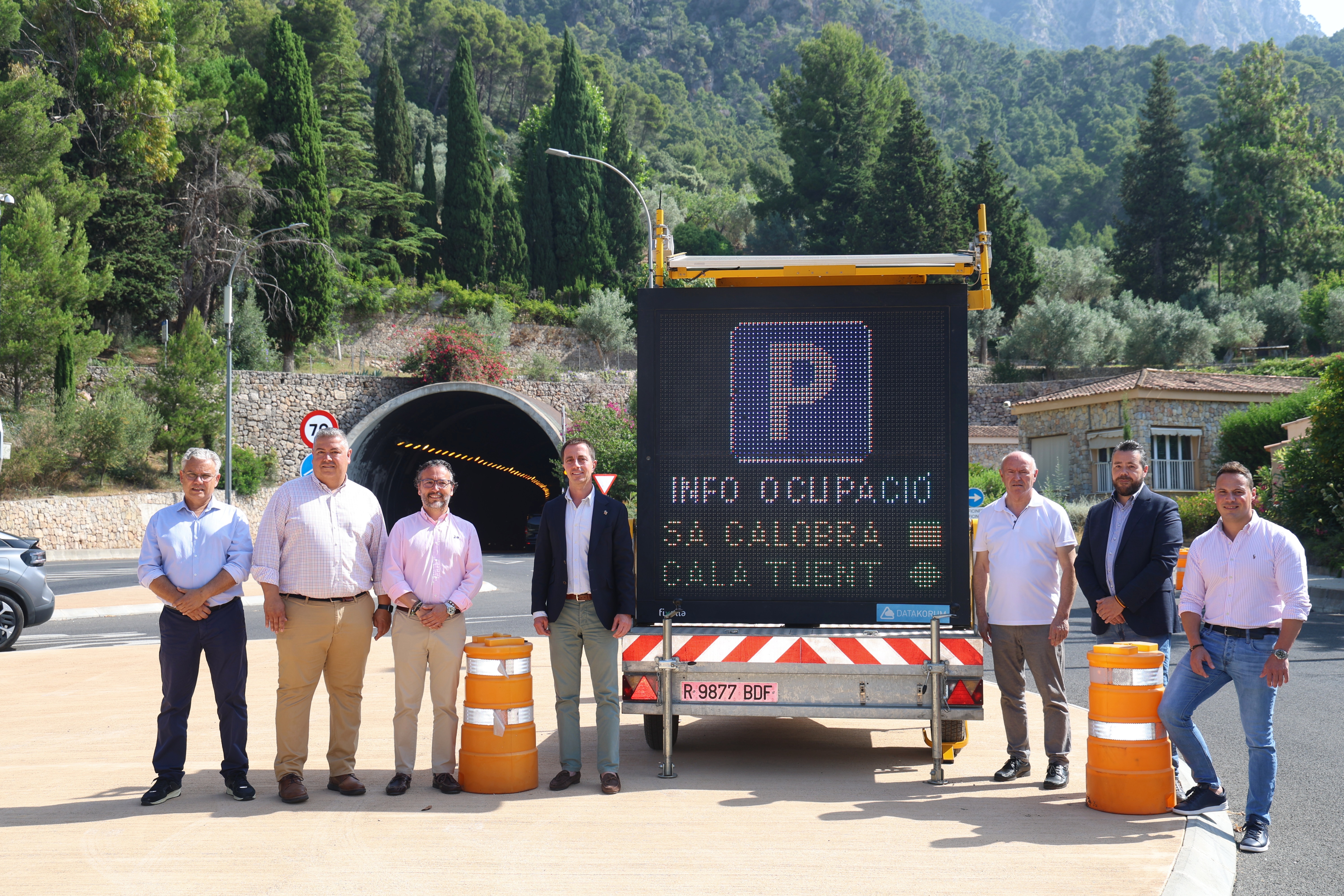 El Consell de Mallorca posa en marxa el monitoratge dels aparcament de Sóller, sa Calobra i cala Tuent.