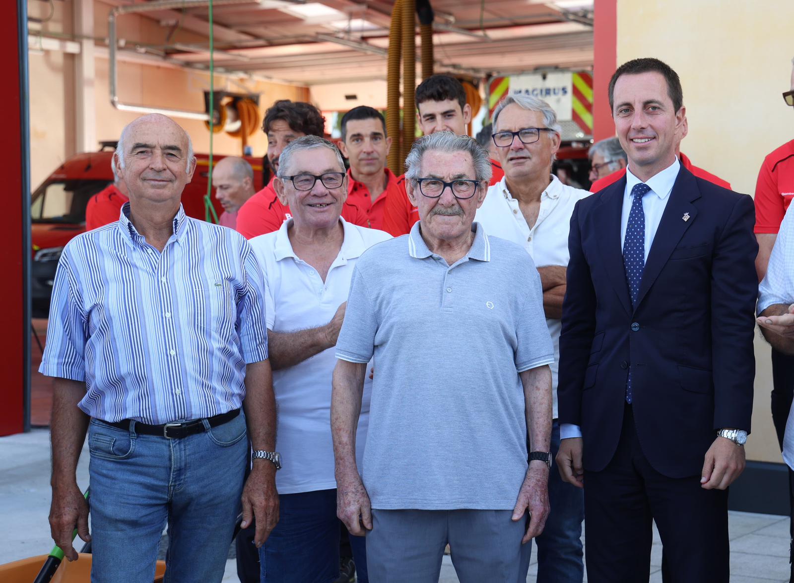 Inauguració del nou parc dels Bombers de Mallorca a Manacor.
