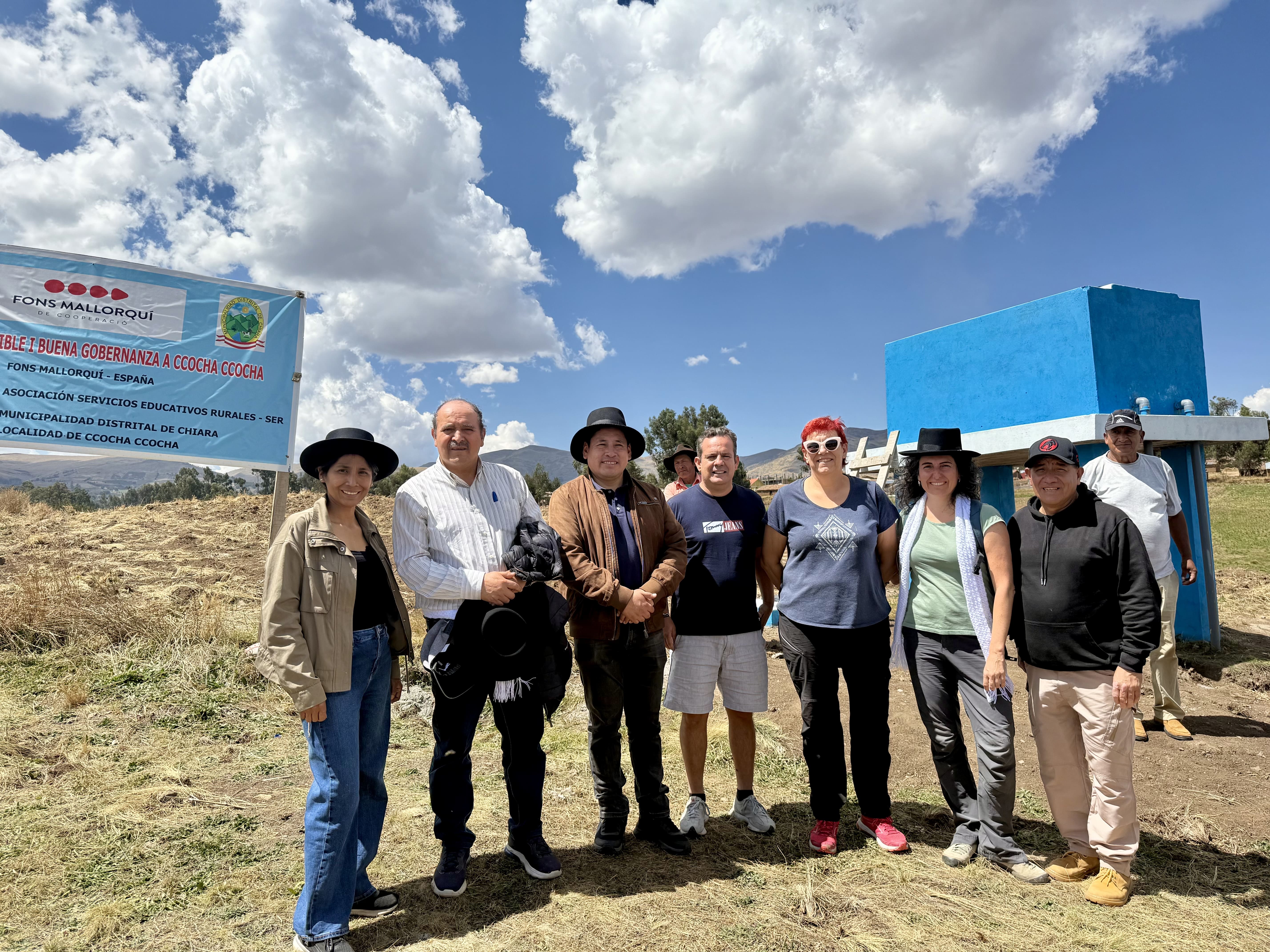 El conseller de Presidència, Toni Fuster, durant la seva visita al Perú.