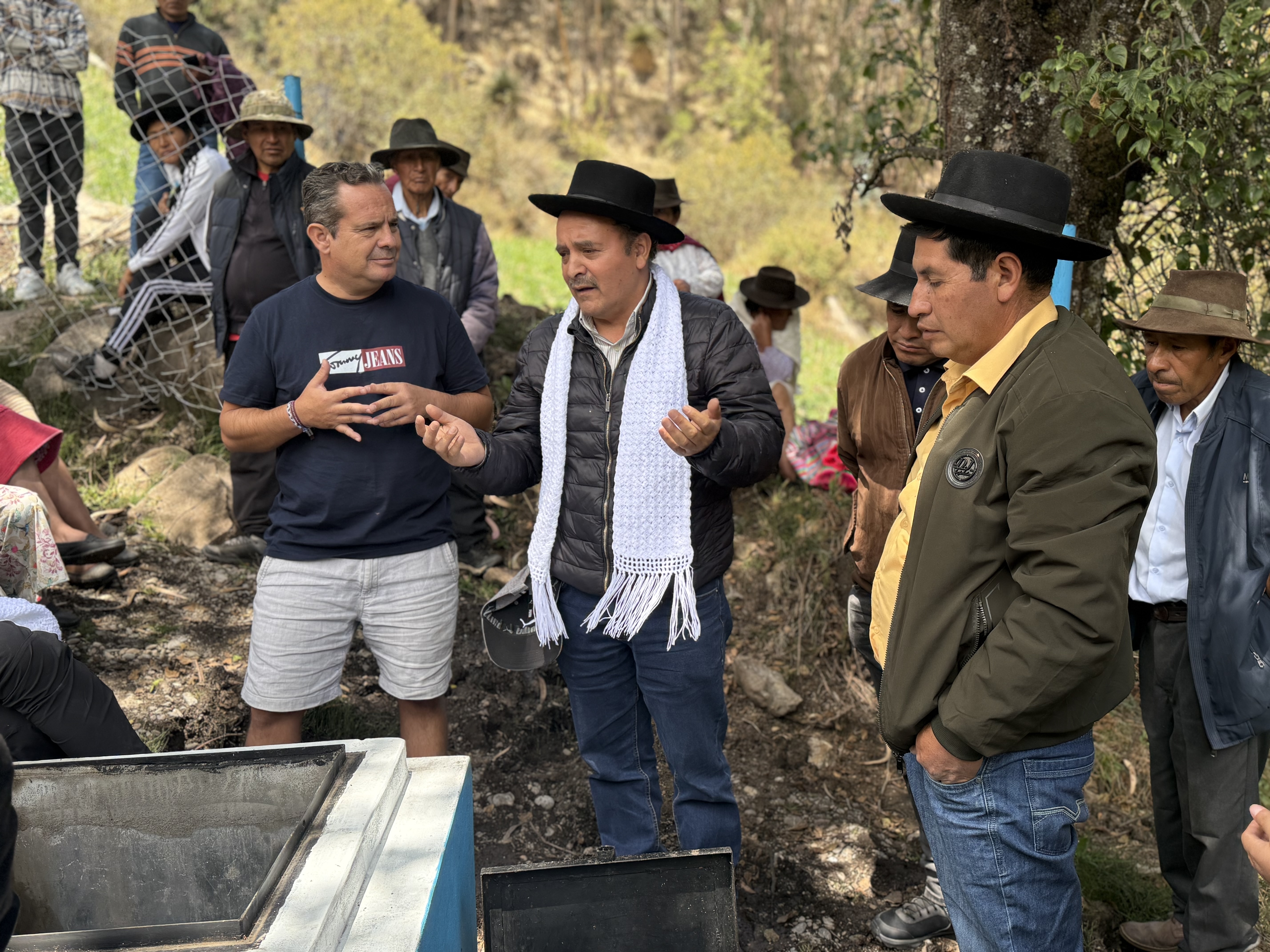El conseller de Presidència, Toni Fuster, durant la seva visita al Perú.