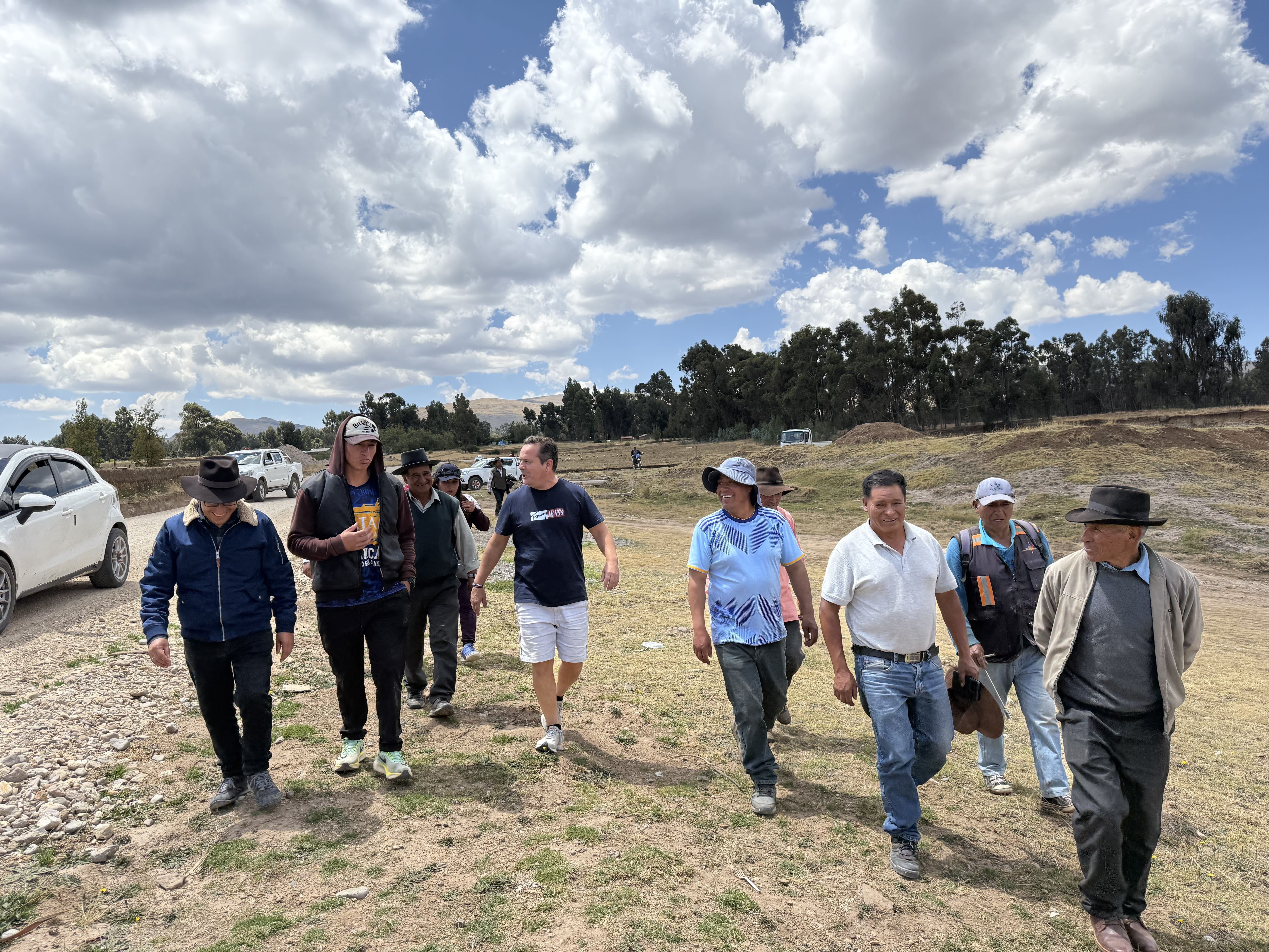 El conseller de Presidència, Toni Fuster, durant la seva visita al Perú.