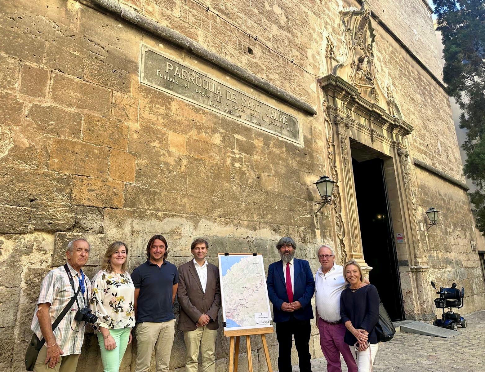 Presentació del traçat de la nova ruta senderista del Camí de Santiago des de Mallorca.