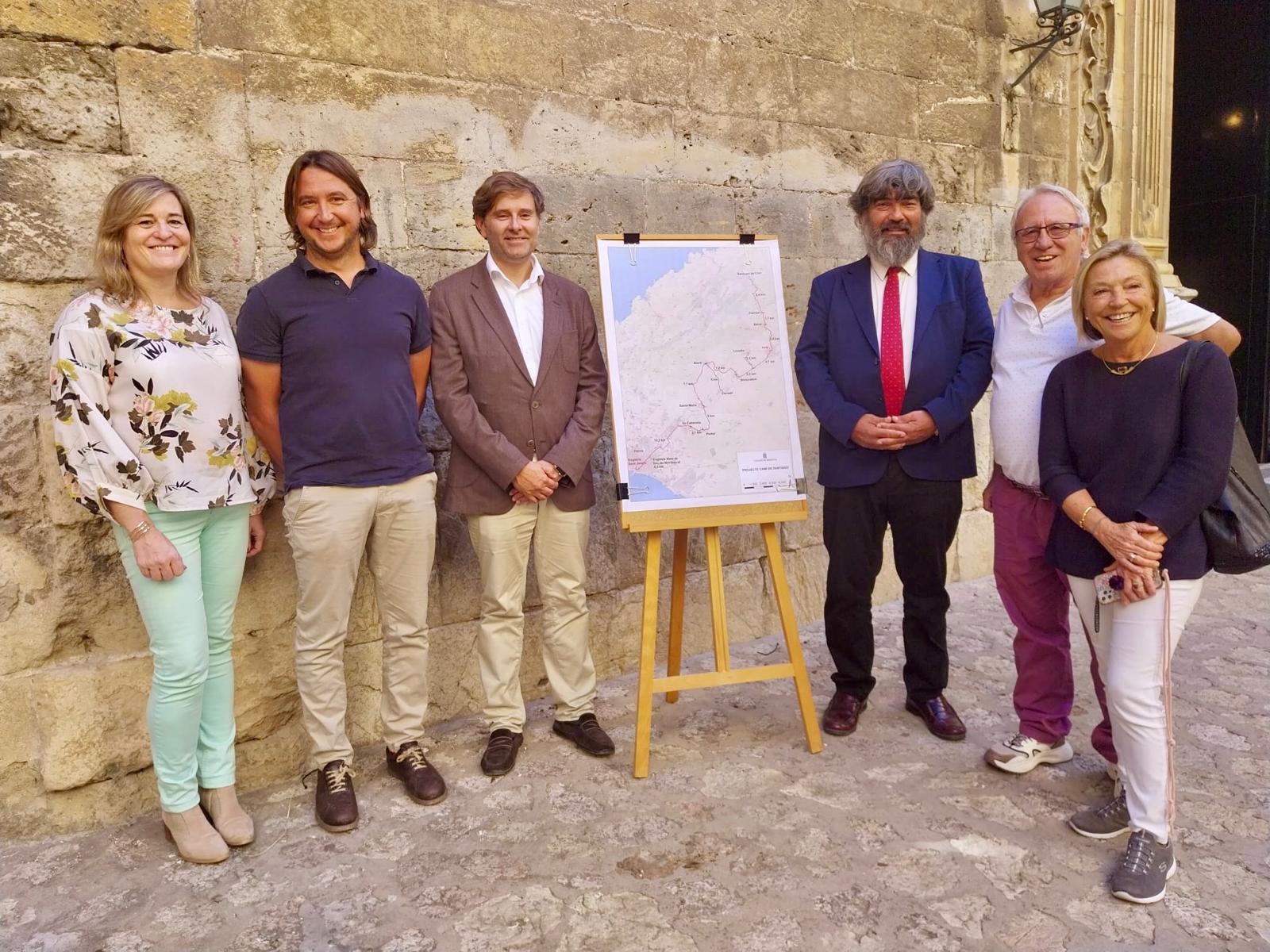 Presentació del traçat de la nova ruta senderista del Camí de Santiago des de Mallorca.