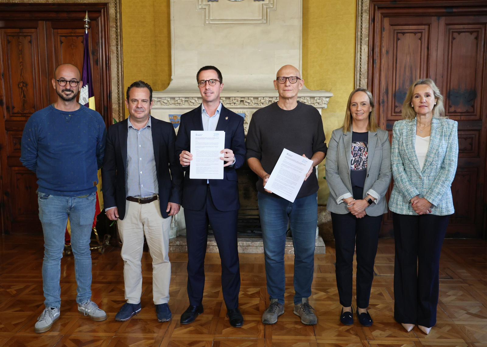 Signatura del conveni entre el Consell de Mallorca i 3 Salut Mental.