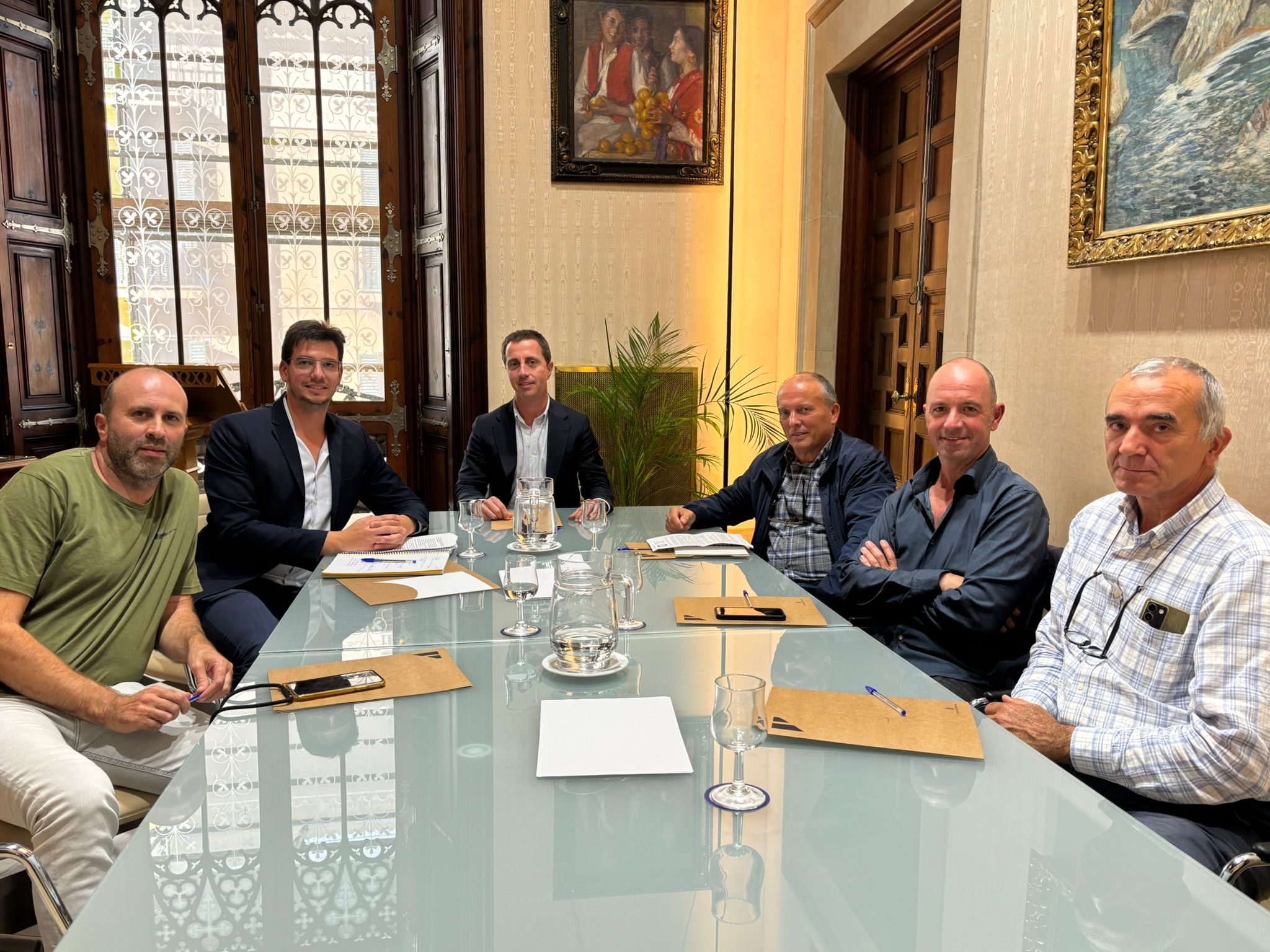 El president Galmés es reuneix amb els representants de l’Associació Balear d’Entitats de Caça (ABEC).