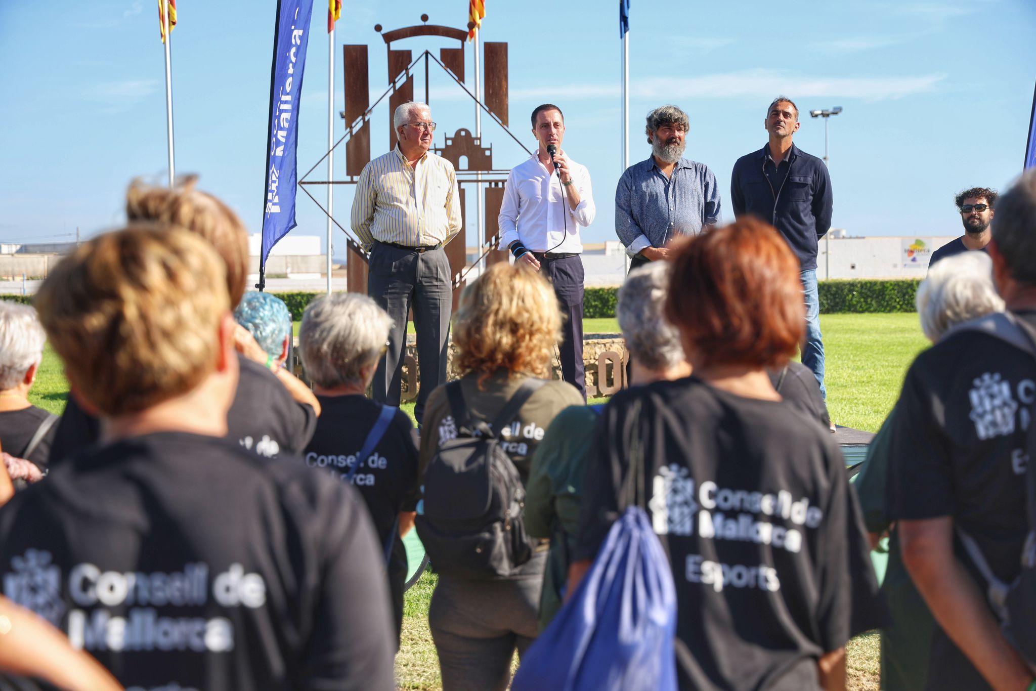Jornada esportiva per a gent gran a l’Hipòdrom Son Pardo.
