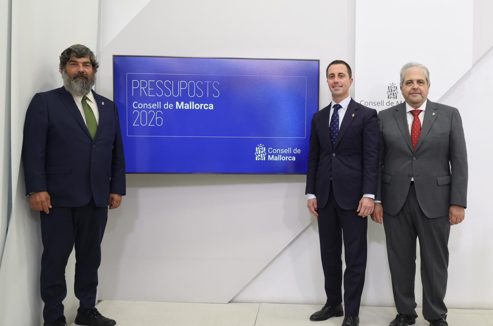 Presentació dels pressuposts del Consell de Mallorca per al 2026.