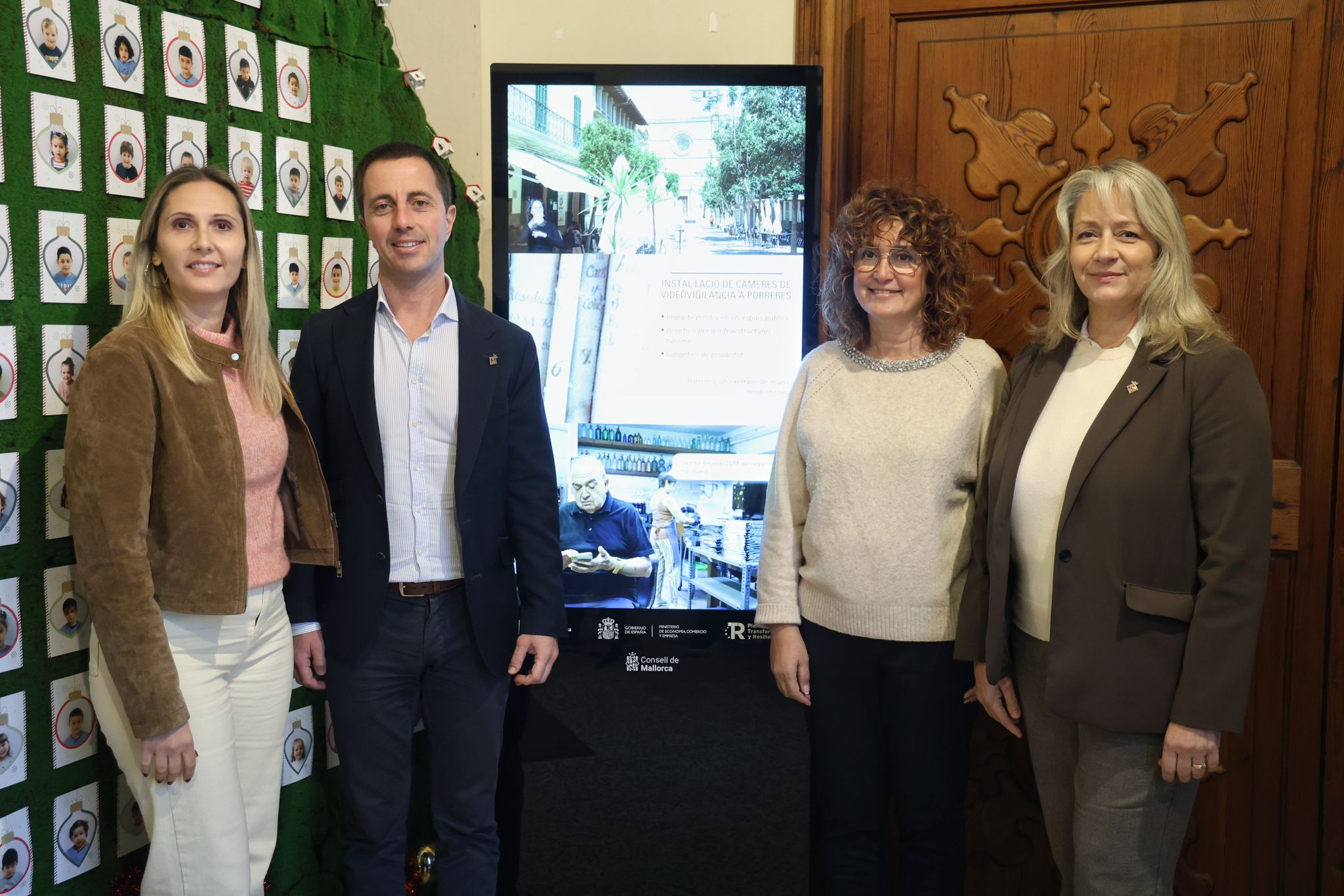 El president del Consell de Mallorca, Llorenç Galmés, a Porreres.