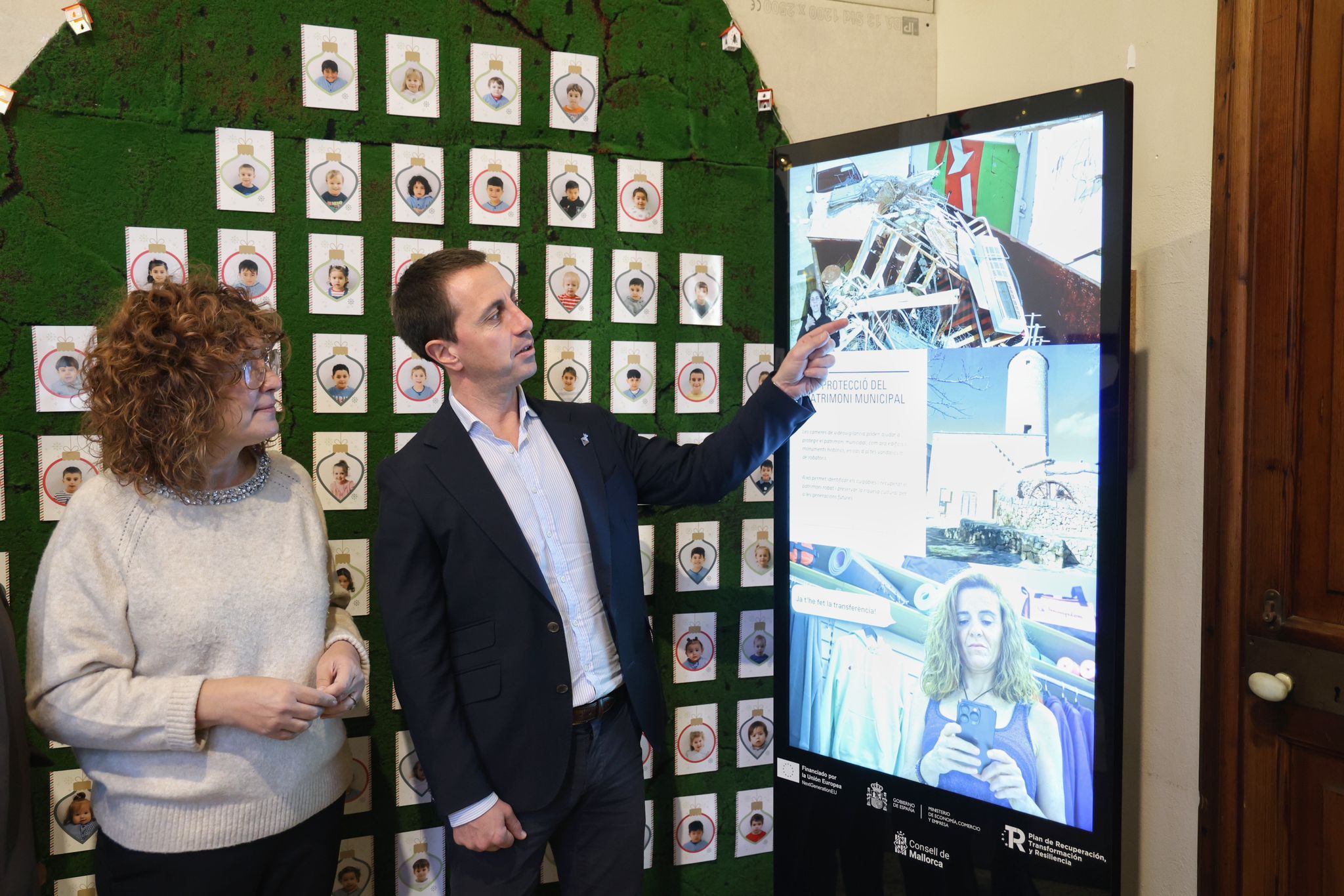 El president del Consell de Mallorca, Llorenç Galmés, a Porreres.