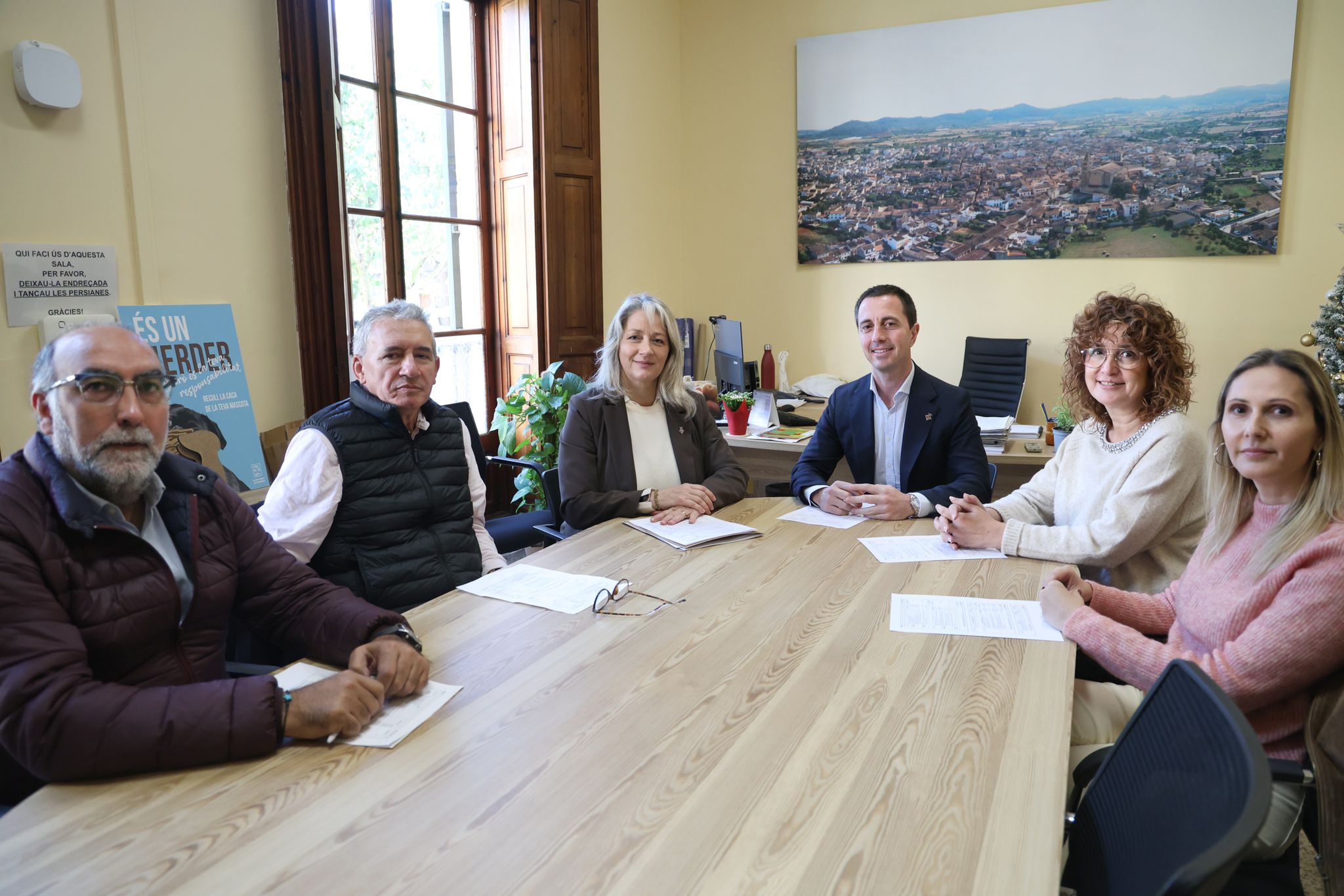 El president del Consell de Mallorca, Llorenç Galmés, a Porreres.