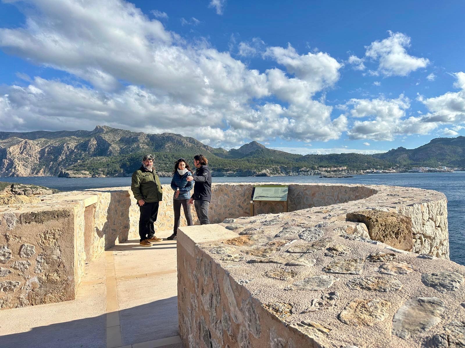 El nou mirador de na Miranda a sa Dragonera.