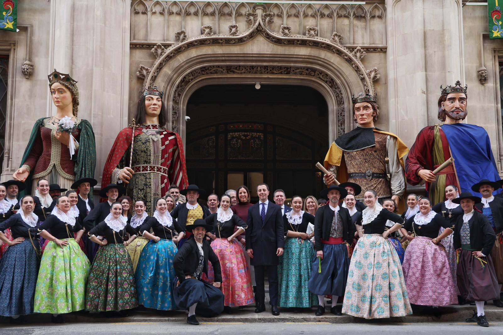 Los gigantes del Consell de Mallorca.