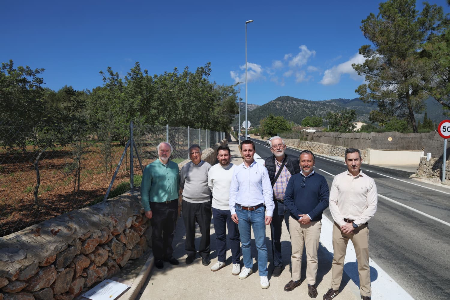 Inauguració del nuevo vial cívico de Alaró.