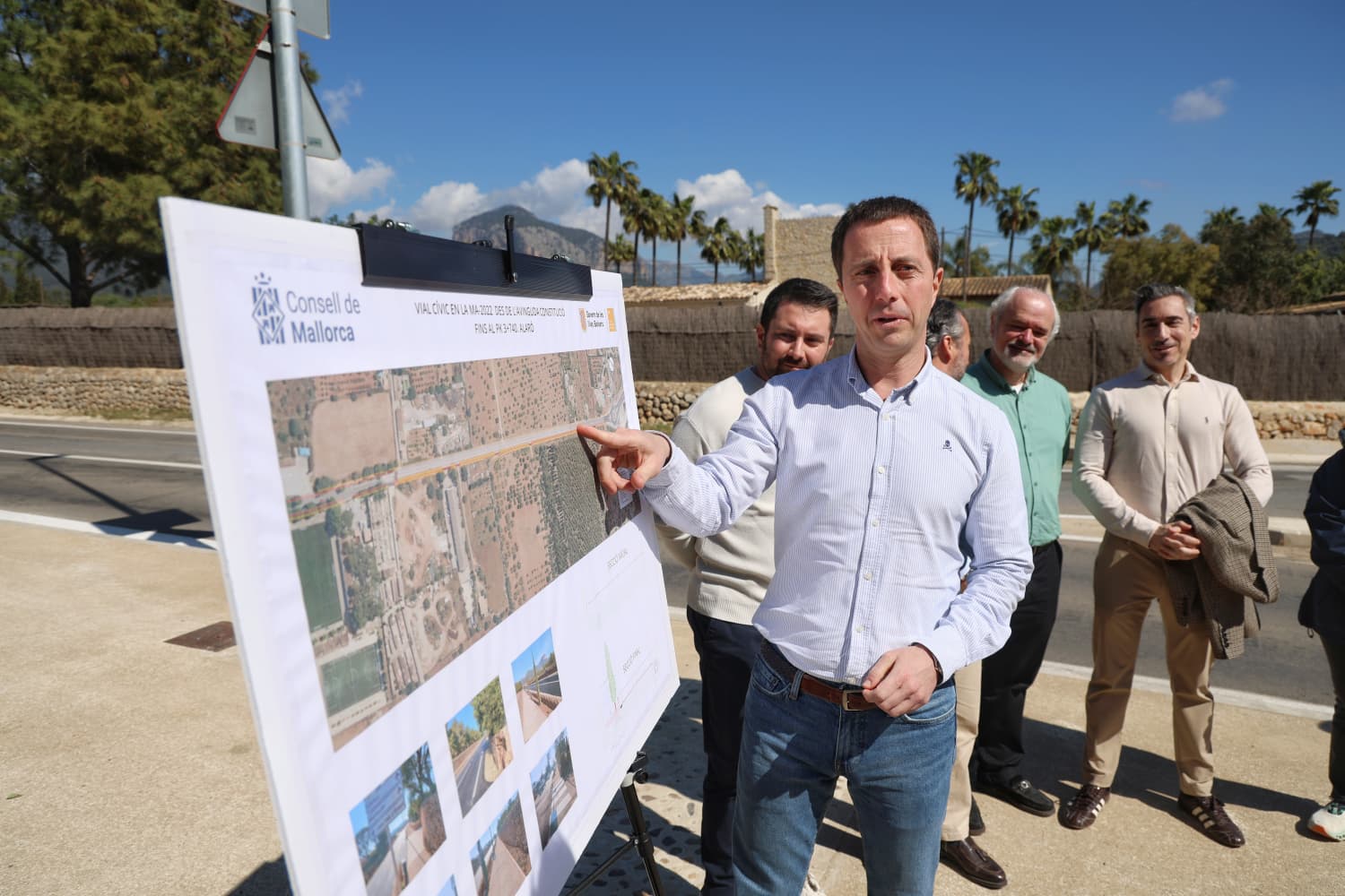 Inauguració del nuevo vial cívico de Alaró.