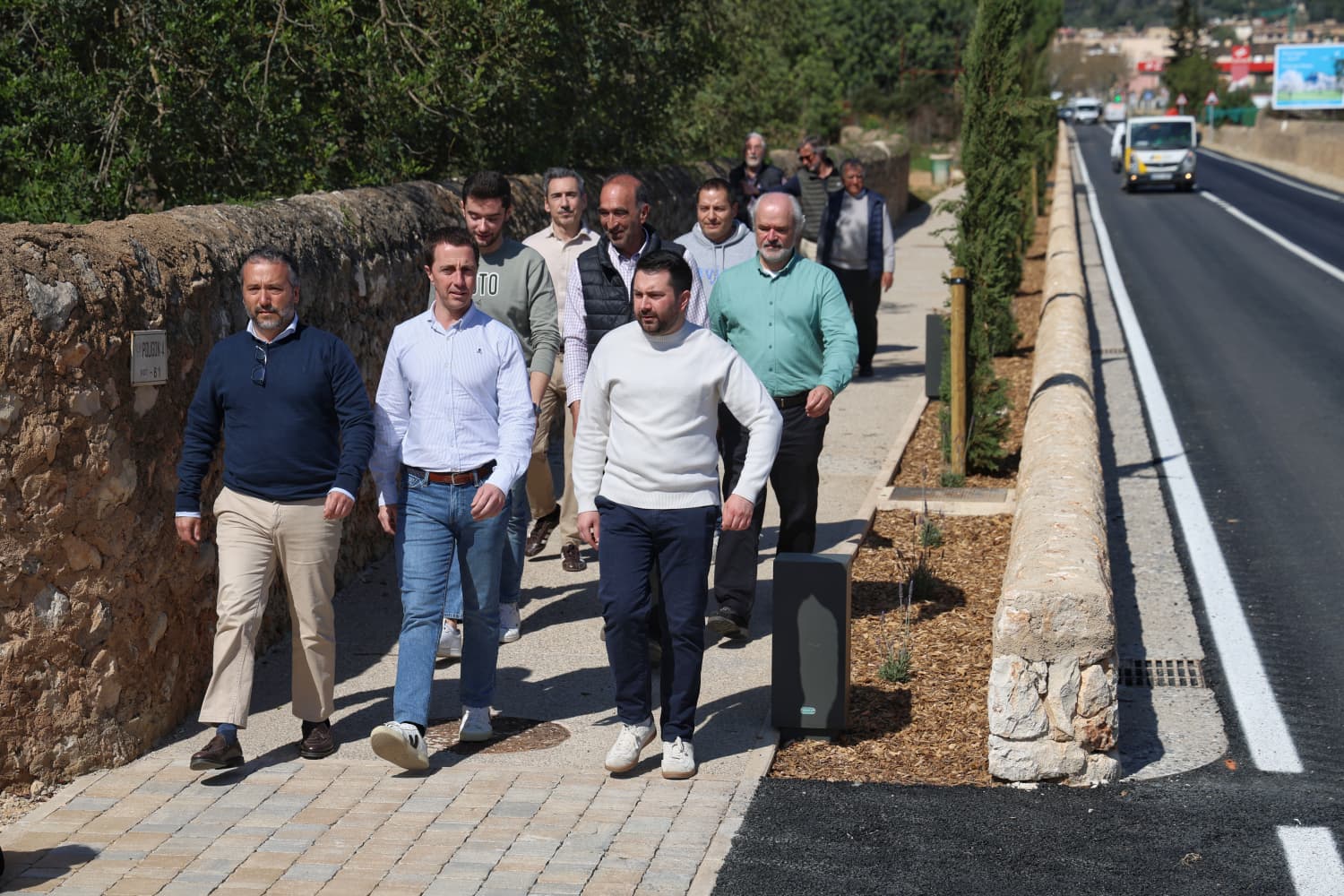 Inauguració del nuevo vial cívico de Alaró.