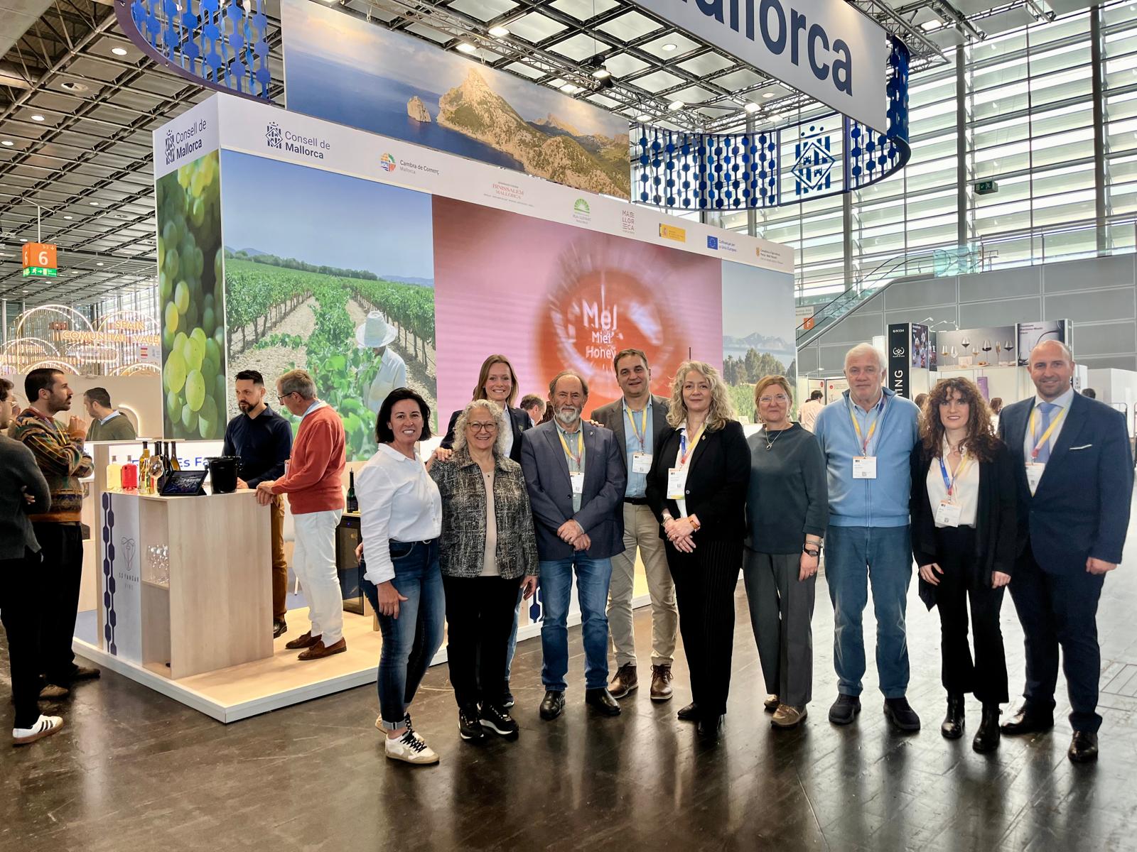 Delegación del Consell de Mallorca en la feria ProWein.