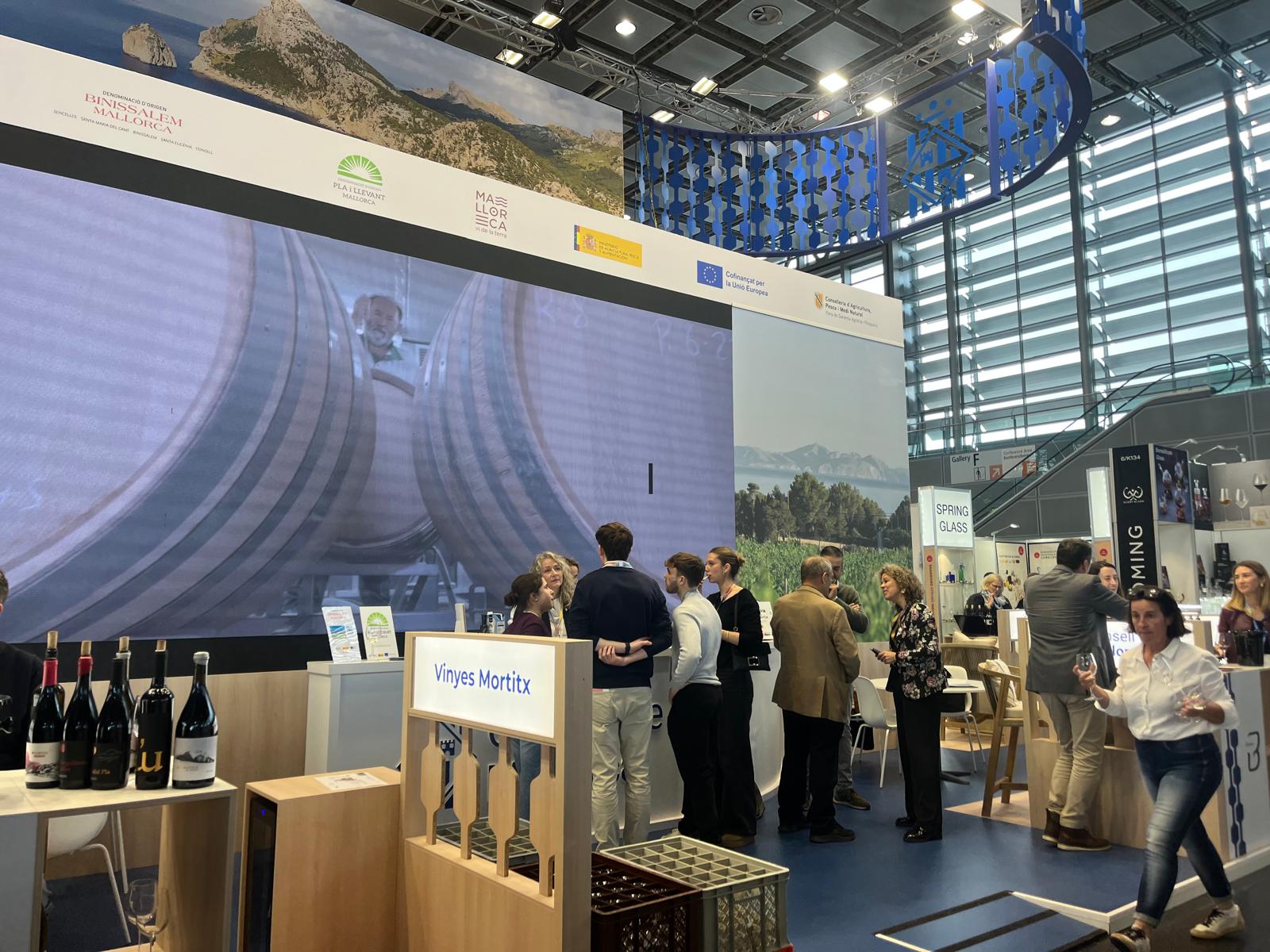 Delegación del Consell de Mallorca en la feria ProWein.