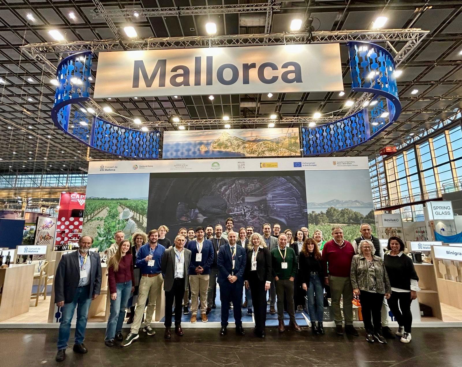 Delegación del Consell de Mallorca en la feria ProWein.