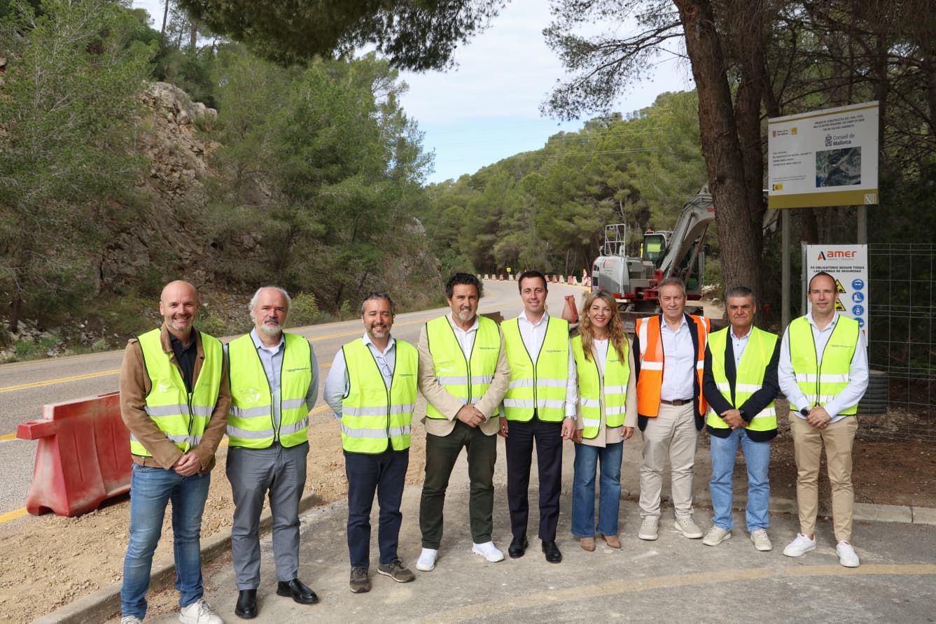 Inici de les obres del vial cívic entre Peguera i Camp de Mar.