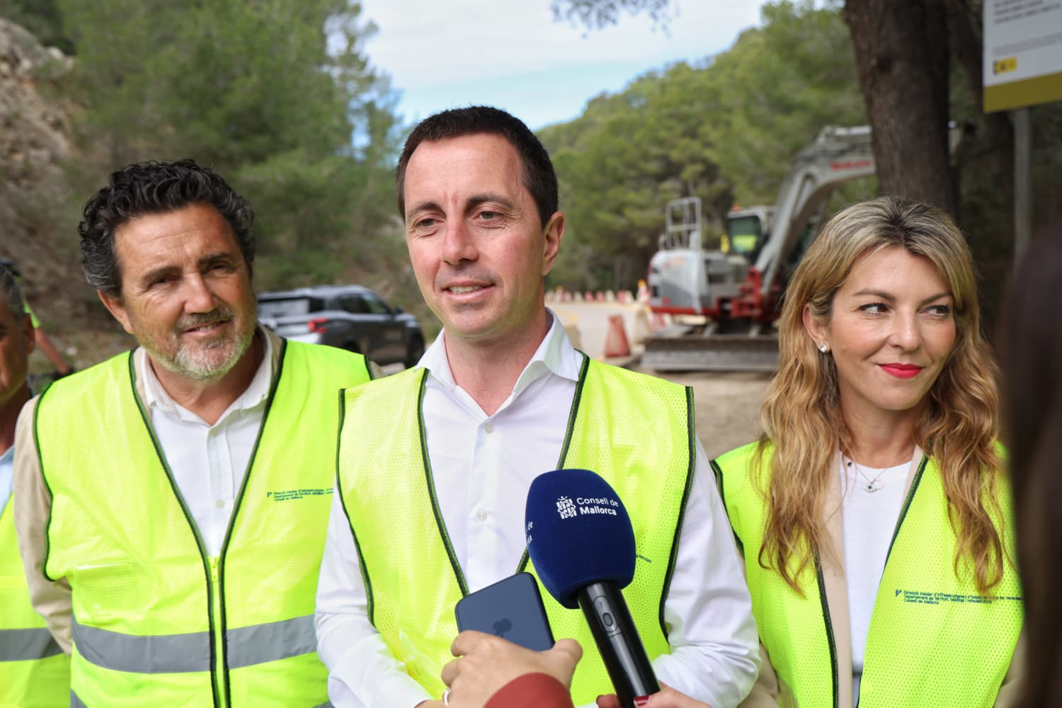 Inici de les obres del vial cívic entre Peguera i Camp de Mar.