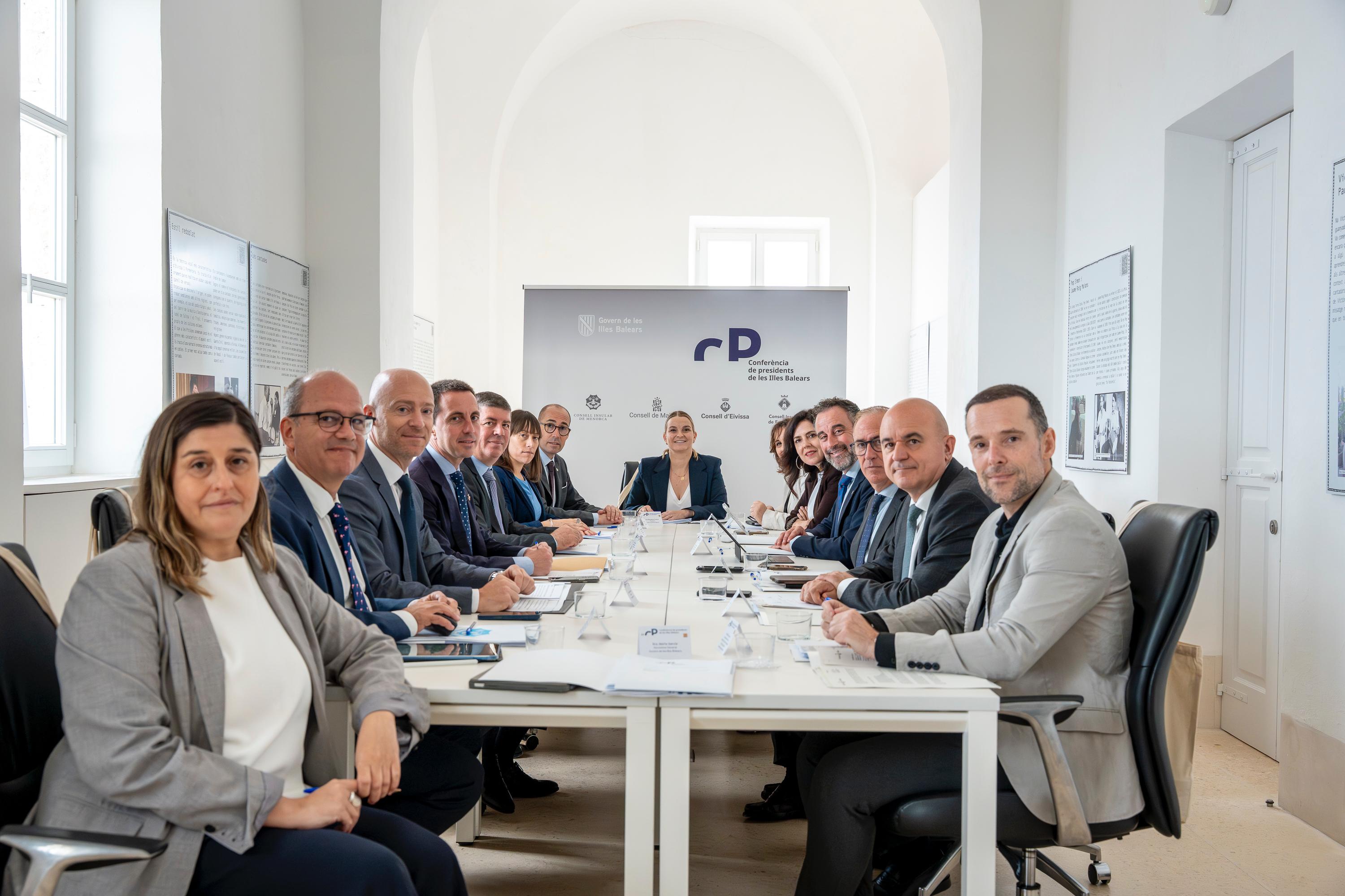 Cuarta conferencia de presidentes de la XI legislatura en Formentera.