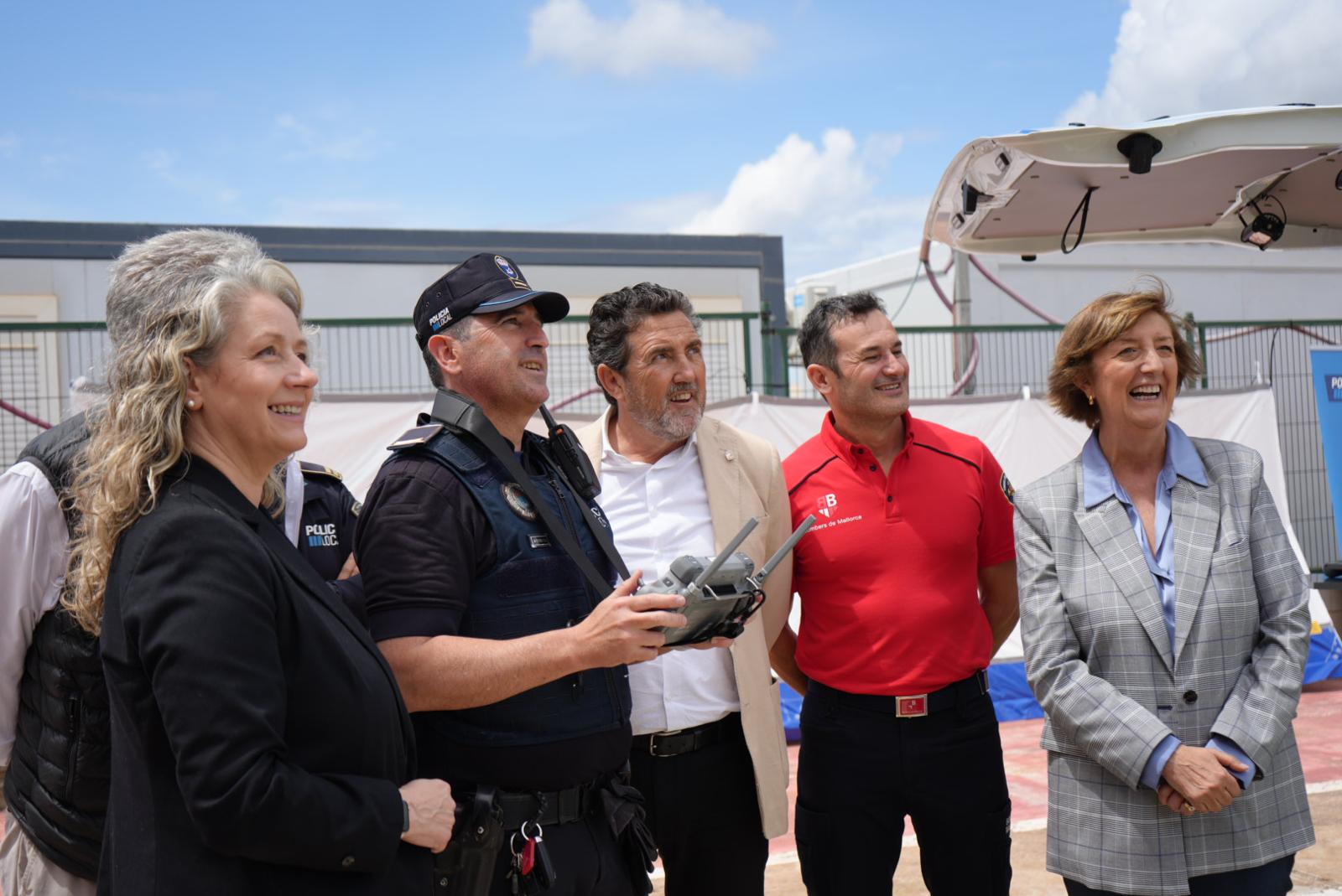 Presentación de la Unidad de Drones de la Policía Local de Calvià.
