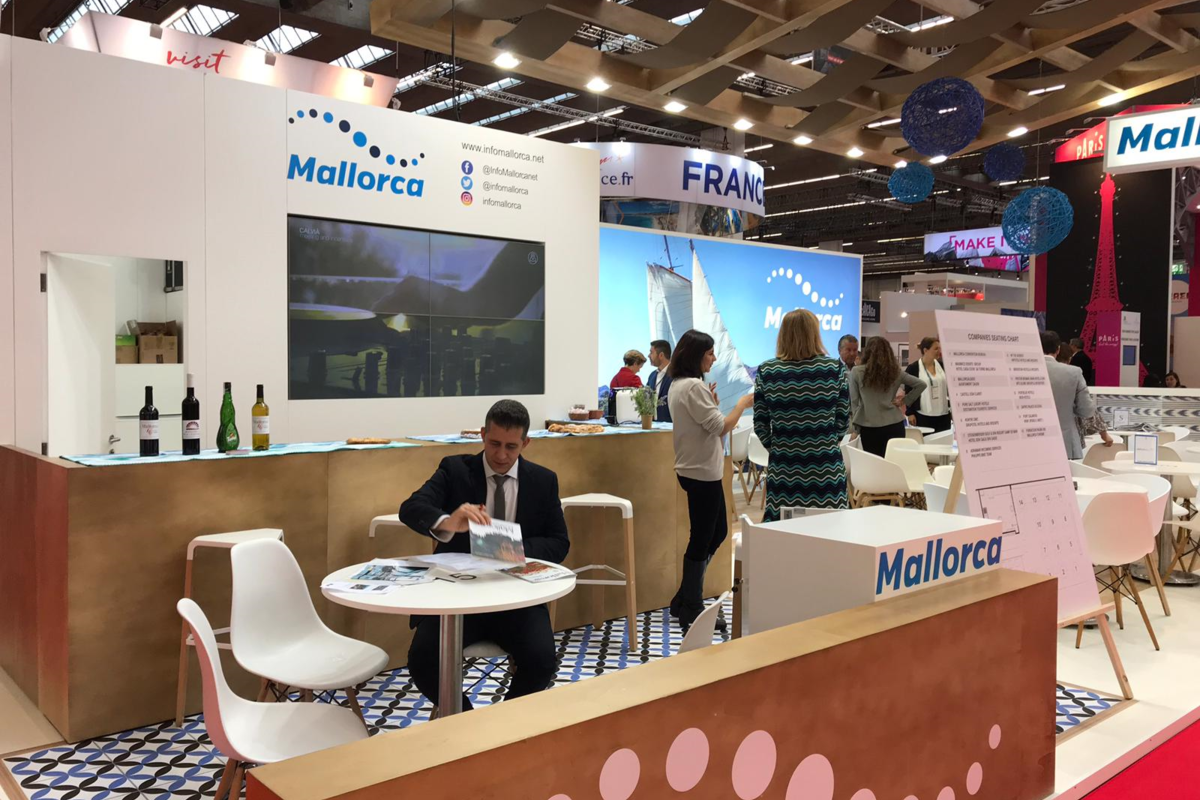 Estand de Mallorca a la fira IMEX a Frankfurt