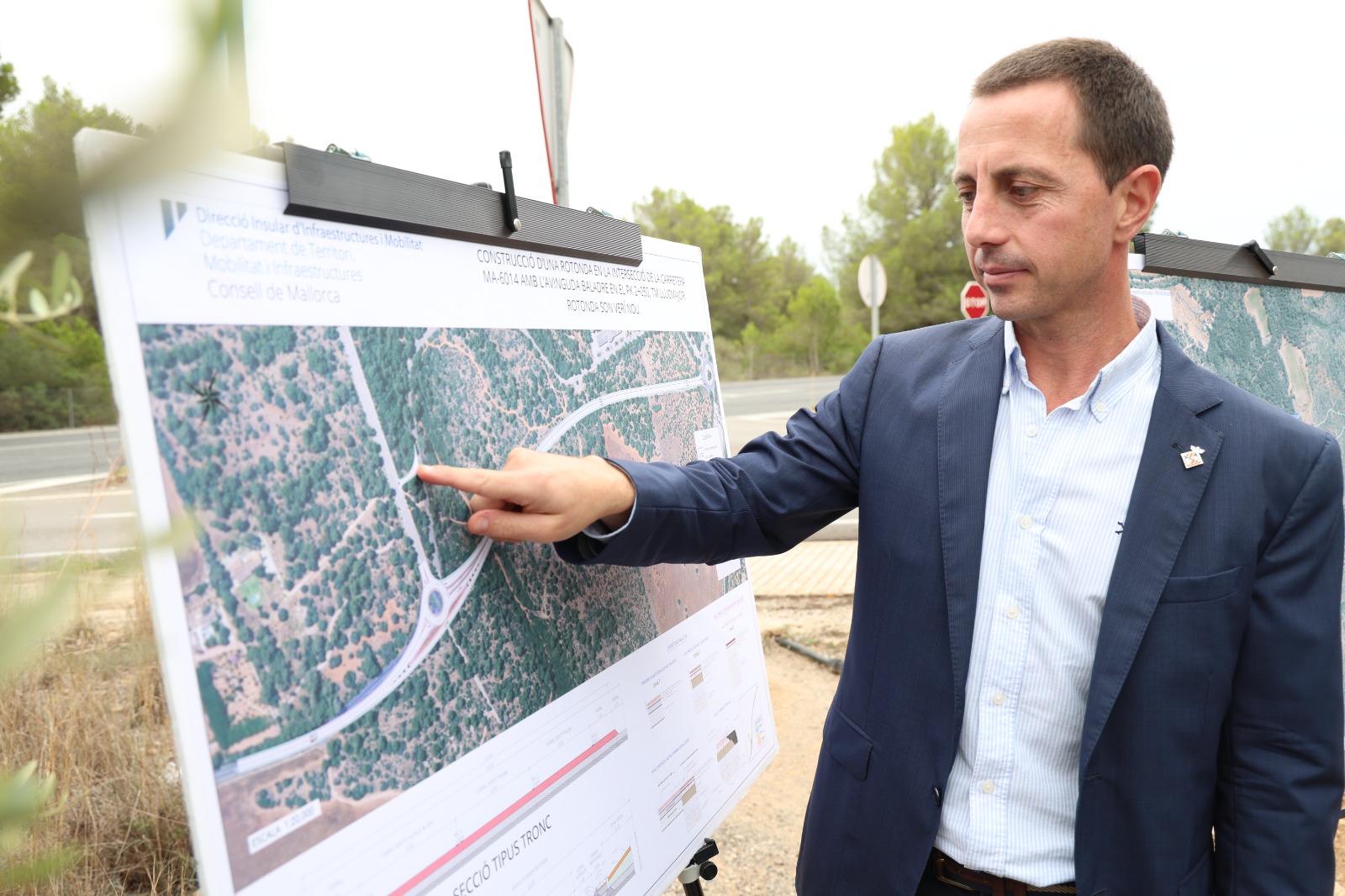 El president Galmés davant el projecte